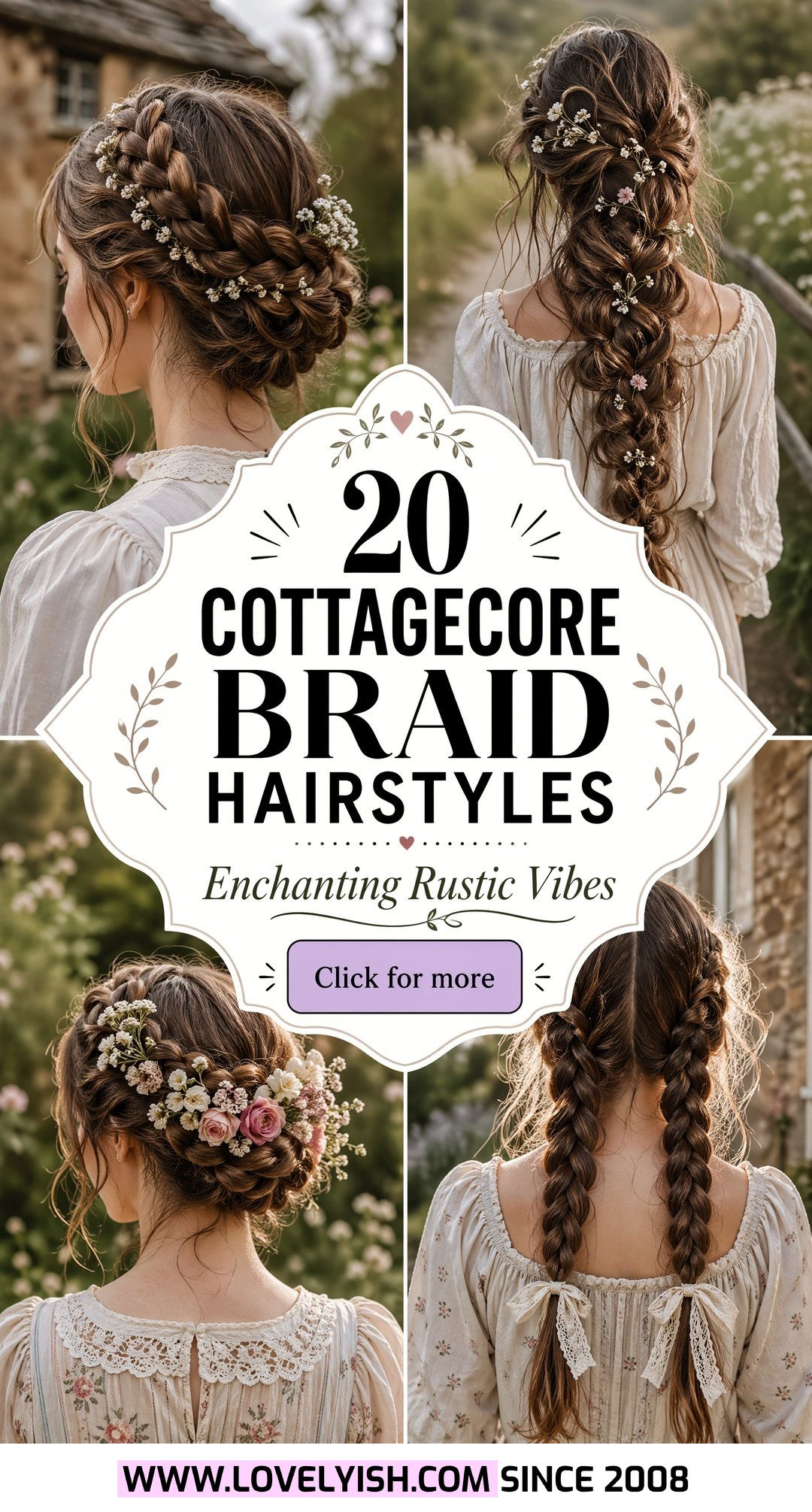 20 Enchanting Cottagecore Braid Hairstyle Ideas to Recreate - 20 Enchanting Cottagecore Braid Hairstyle Ideas to Recreate