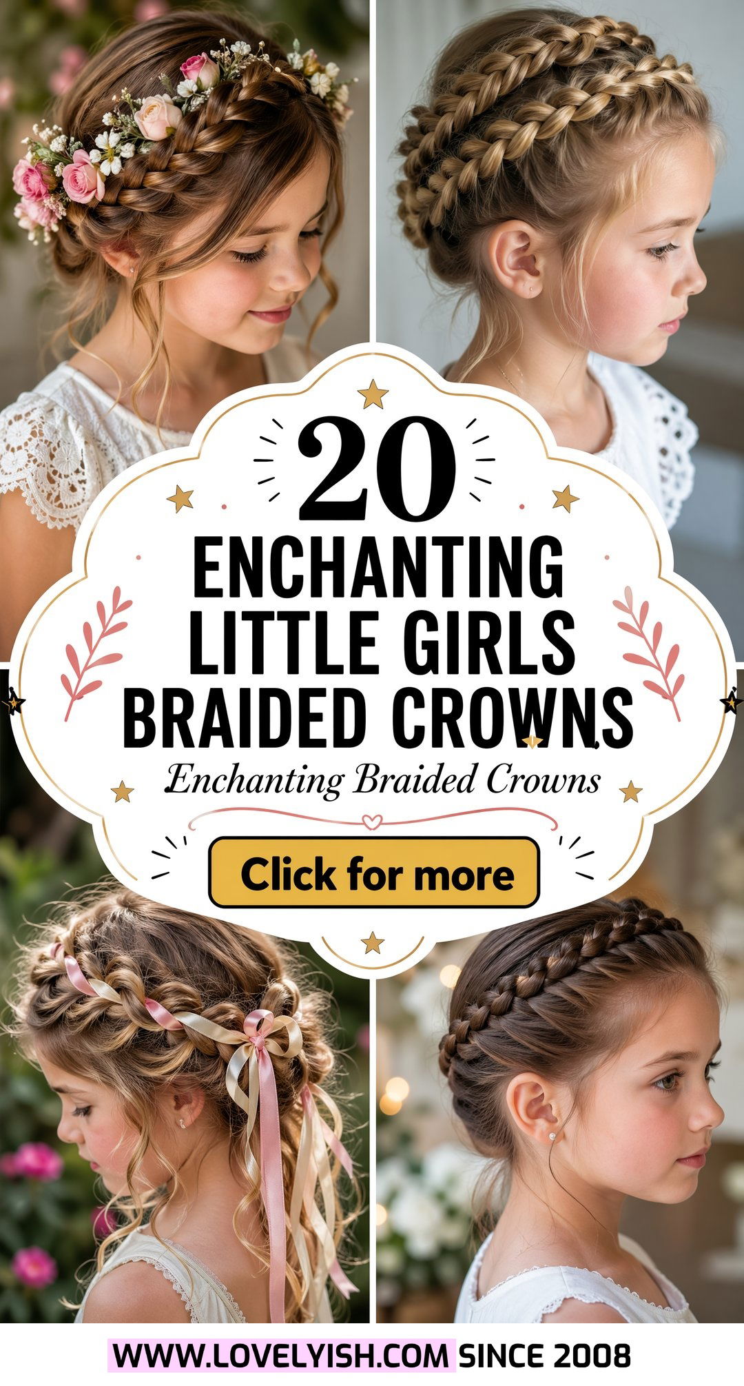 20 Enchanting Little Girls Braided Crown Hairstyle Ideas - 20 Enchanting Little Girls Braided Crown Hairstyle Ideas