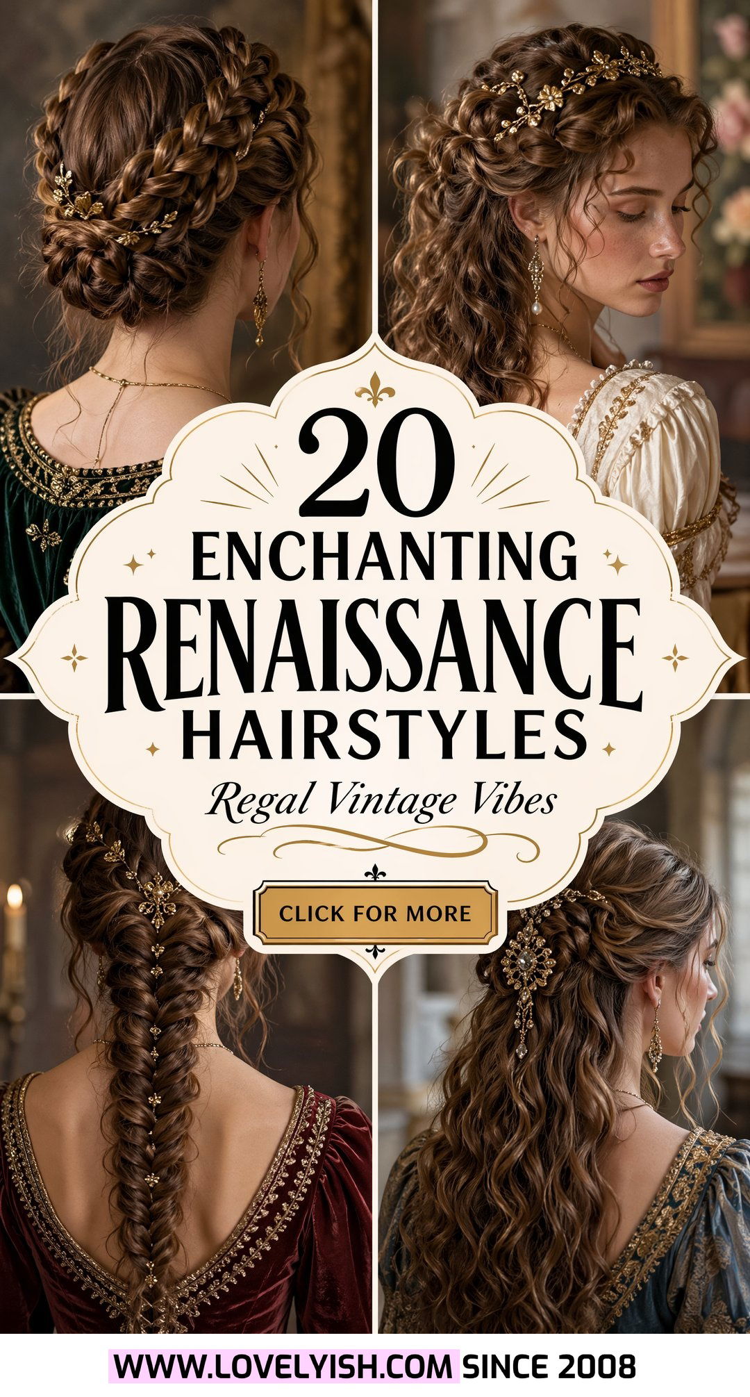 20 Enchanting Renaissance Hairstyles for a Truly Regal Vibe - 20 Enchanting Renaissance Hairstyles for a Truly Regal Vibe