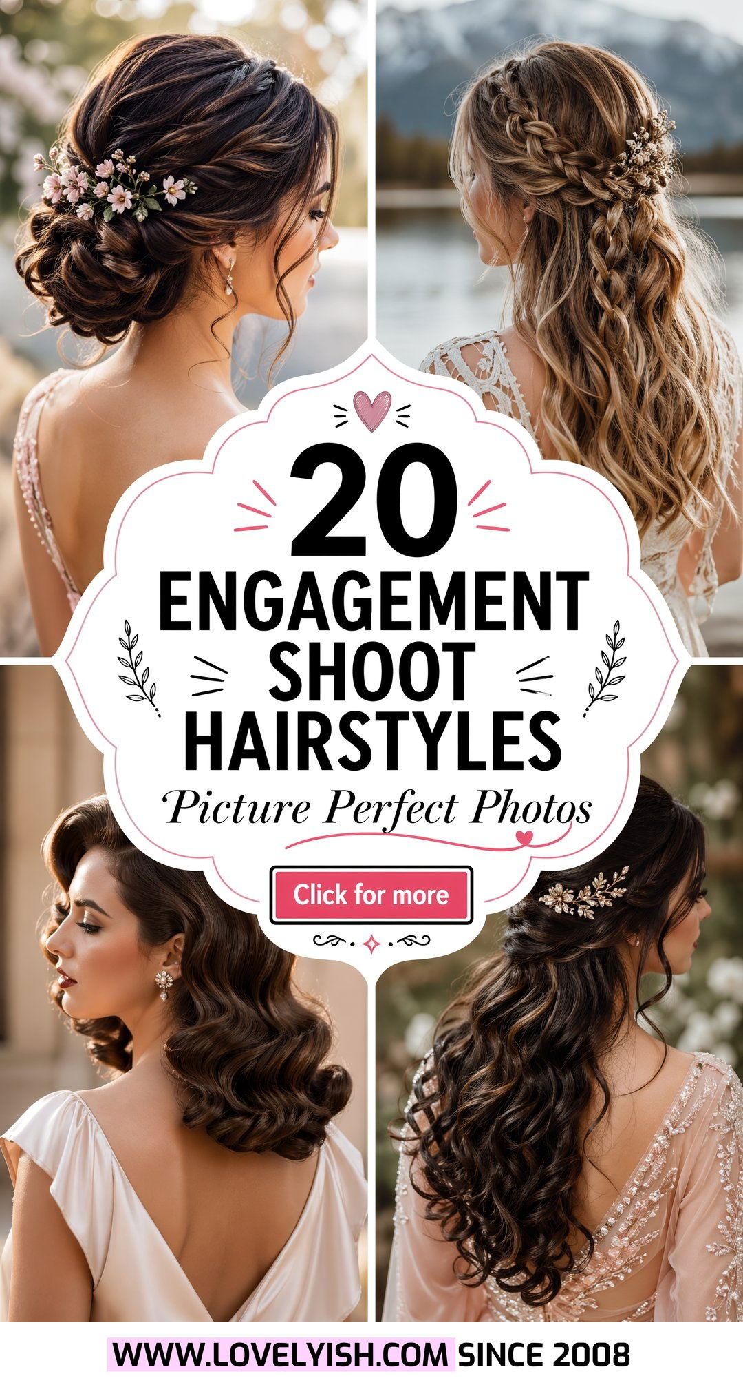20 Engagement Shoot Hairstyles for Picture-Perfect Photos - 20 Engagement Shoot Hairstyles for Picture-Perfect Photos