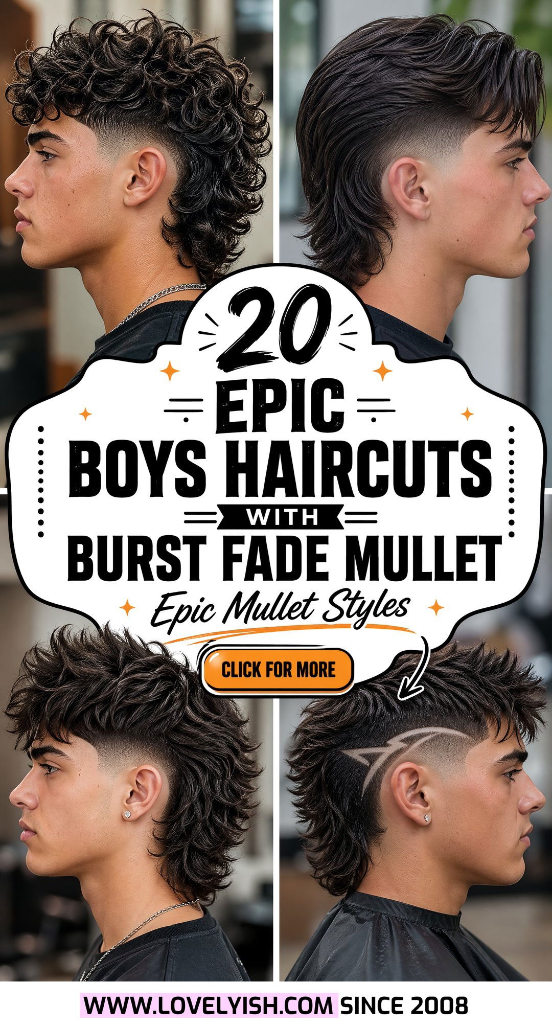 20 Epic Boys Haircut with Burst Fade Mullet Styles to Try - 20 Epic Boys Haircut with Burst Fade Mullet Styles to Try