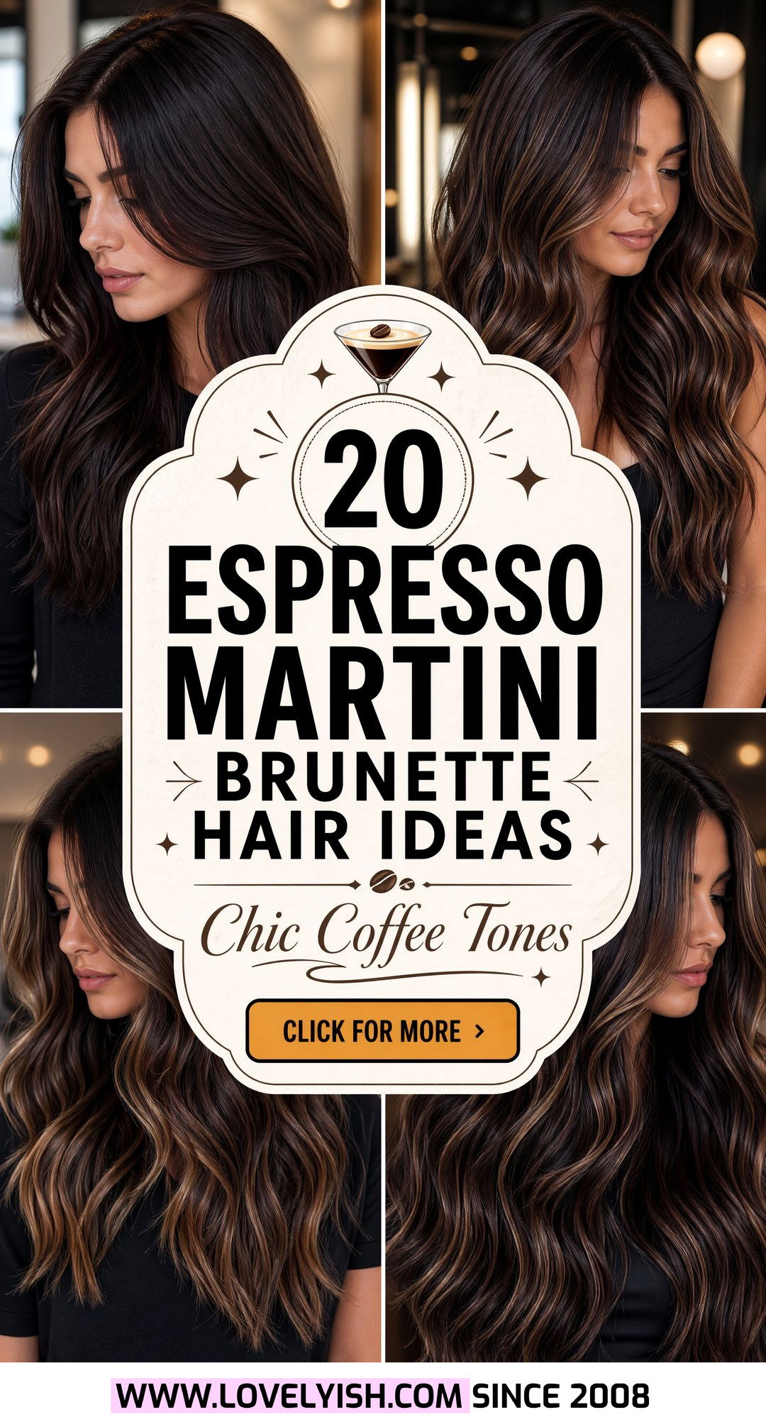 20 Espresso Martini Brunette Hair Ideas for a Chic Look - 20 Espresso Martini Brunette Hair Ideas for a Chic Look