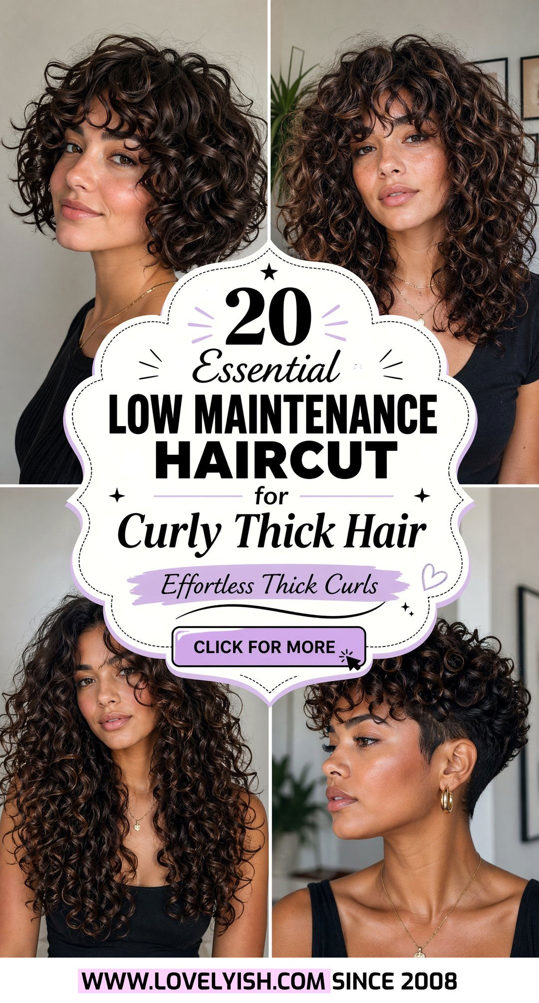 20 Essential Low Maintenance Haircut for Curly Thick Hair - 20 Essential Low Maintenance Haircut for Curly Thick Hair