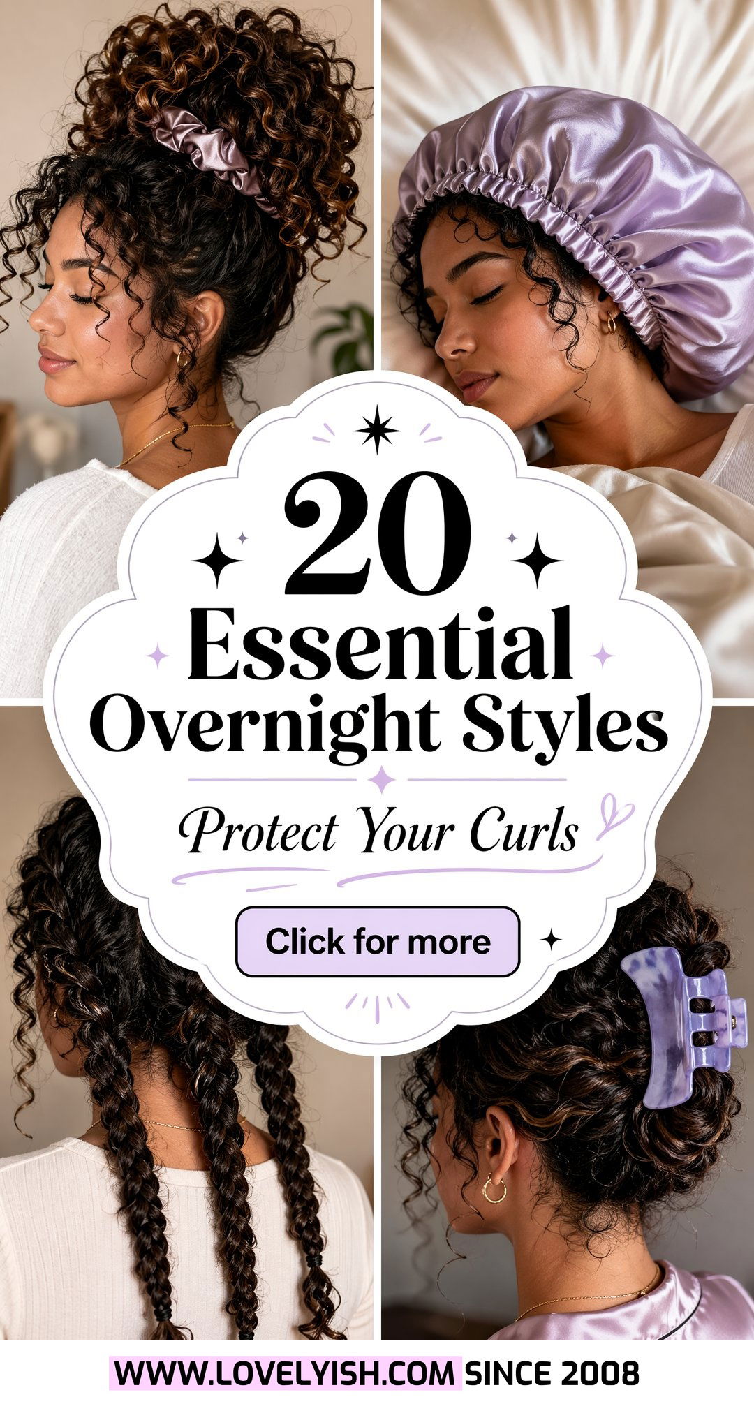 20 Essential Overnight Styles For Perfect Curly Hair Protection - 20 Essential Overnight Styles For Perfect Curly Hair Protection