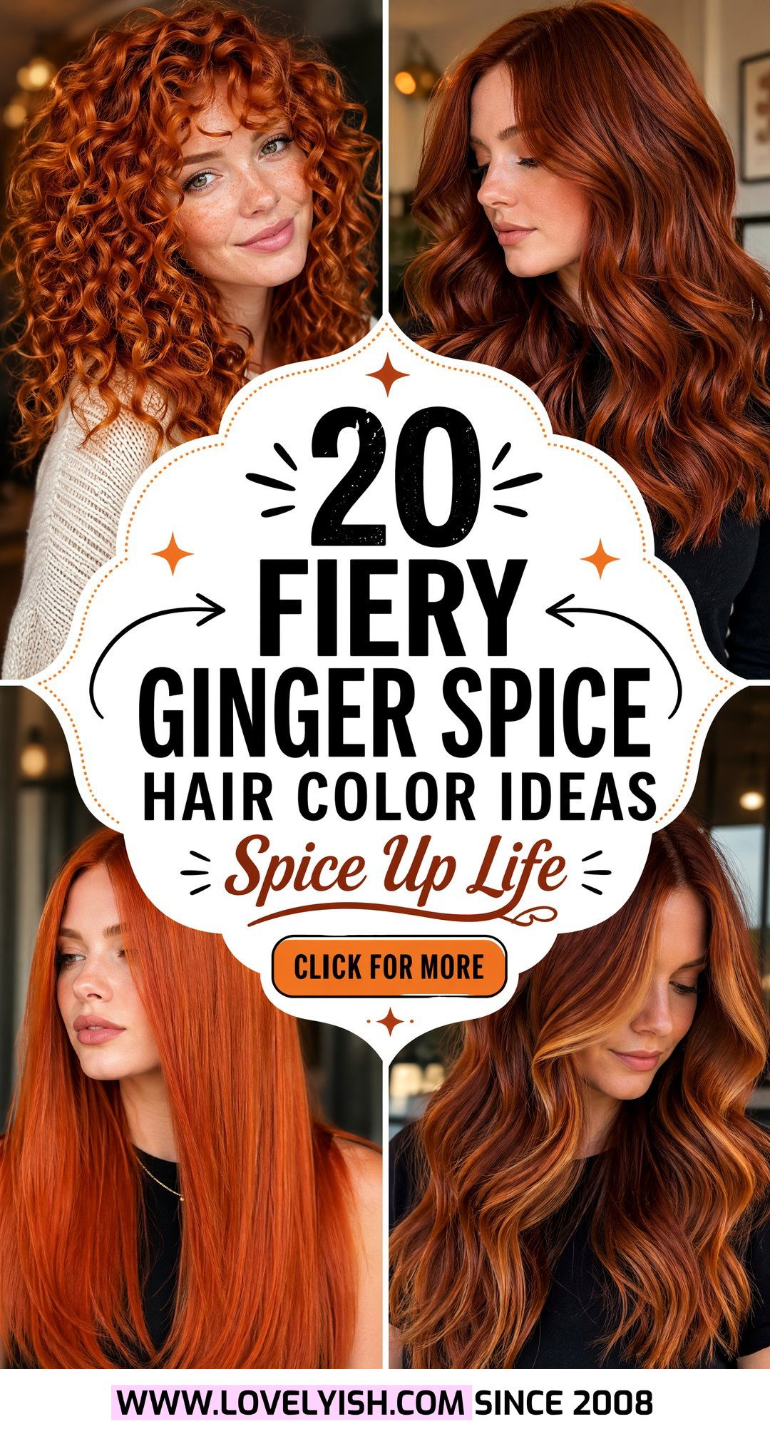 20 Fiery Ginger Spice Hair Color Ideas to Warm Up Your Look - 20 Fiery Ginger Spice Hair Color Ideas to Warm Up Your Look