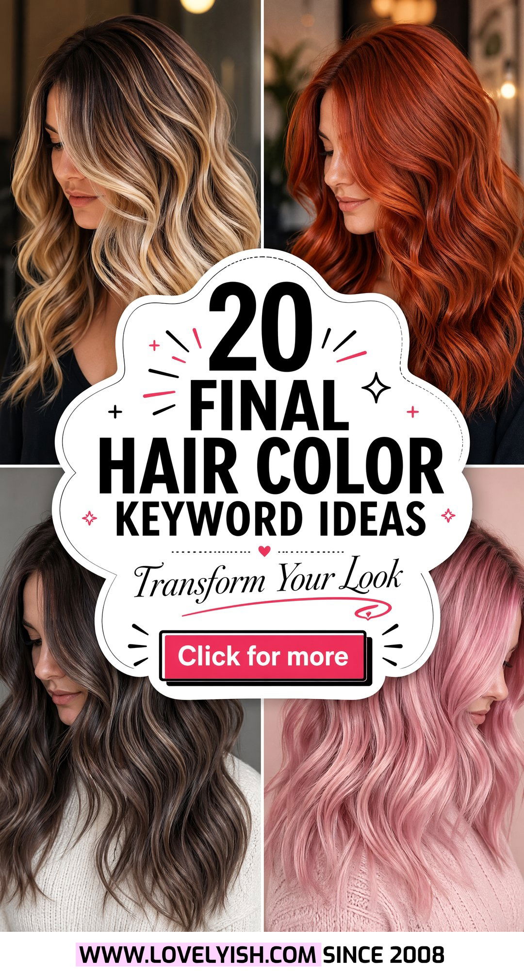 20 Final Hair Color Keyword Ideas for Women to Transform Your Look - 20 Final Hair Color Keyword Ideas for Women to Transform Your Look