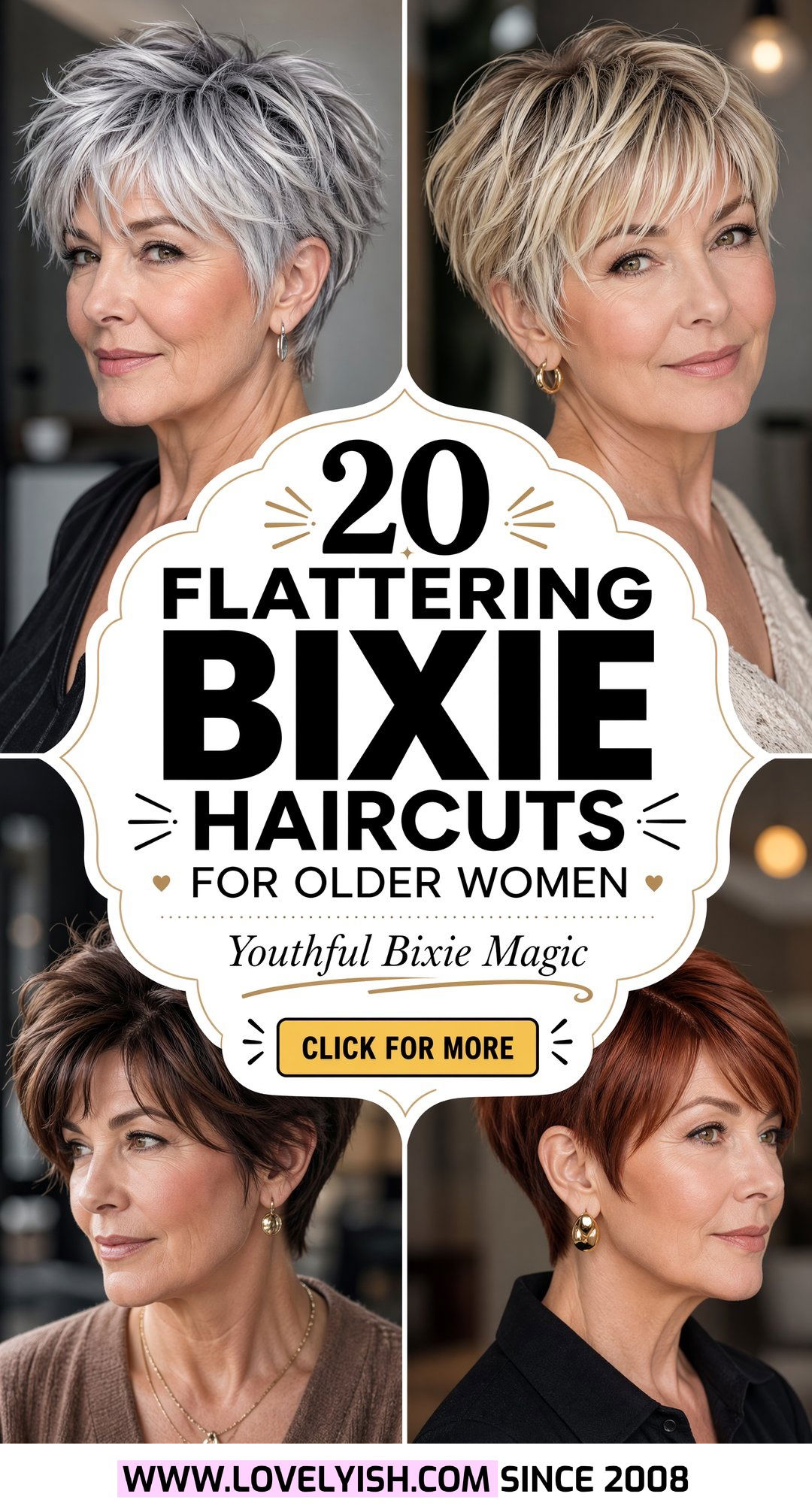 20 Flattering Bixie Haircut Ideas For Older Women To Try Now - 20 Flattering Bixie Haircut Ideas For Older Women To Try Now