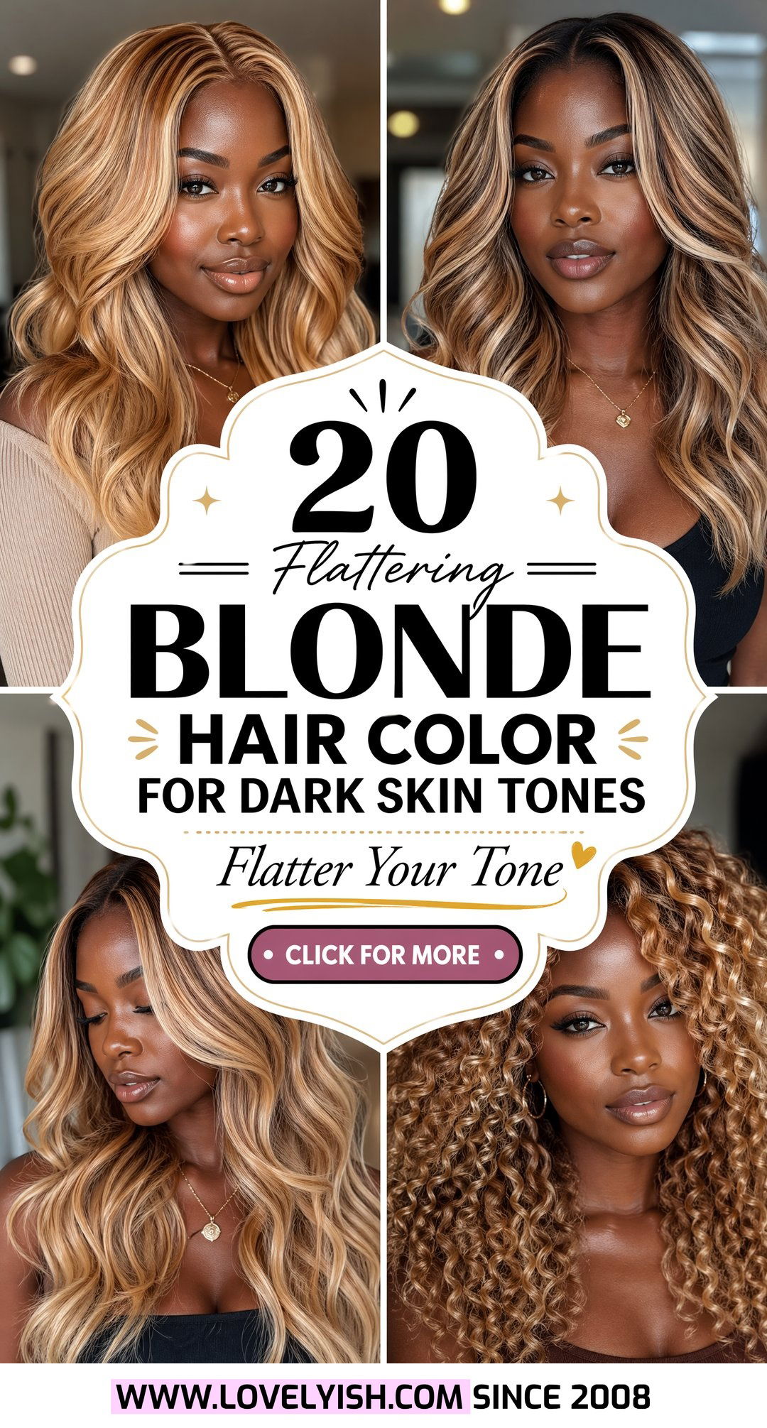 20 Flattering Blonde Hair Color For Dark Skin Tones to Try - 20 Flattering Blonde Hair Color For Dark Skin Tones to Try