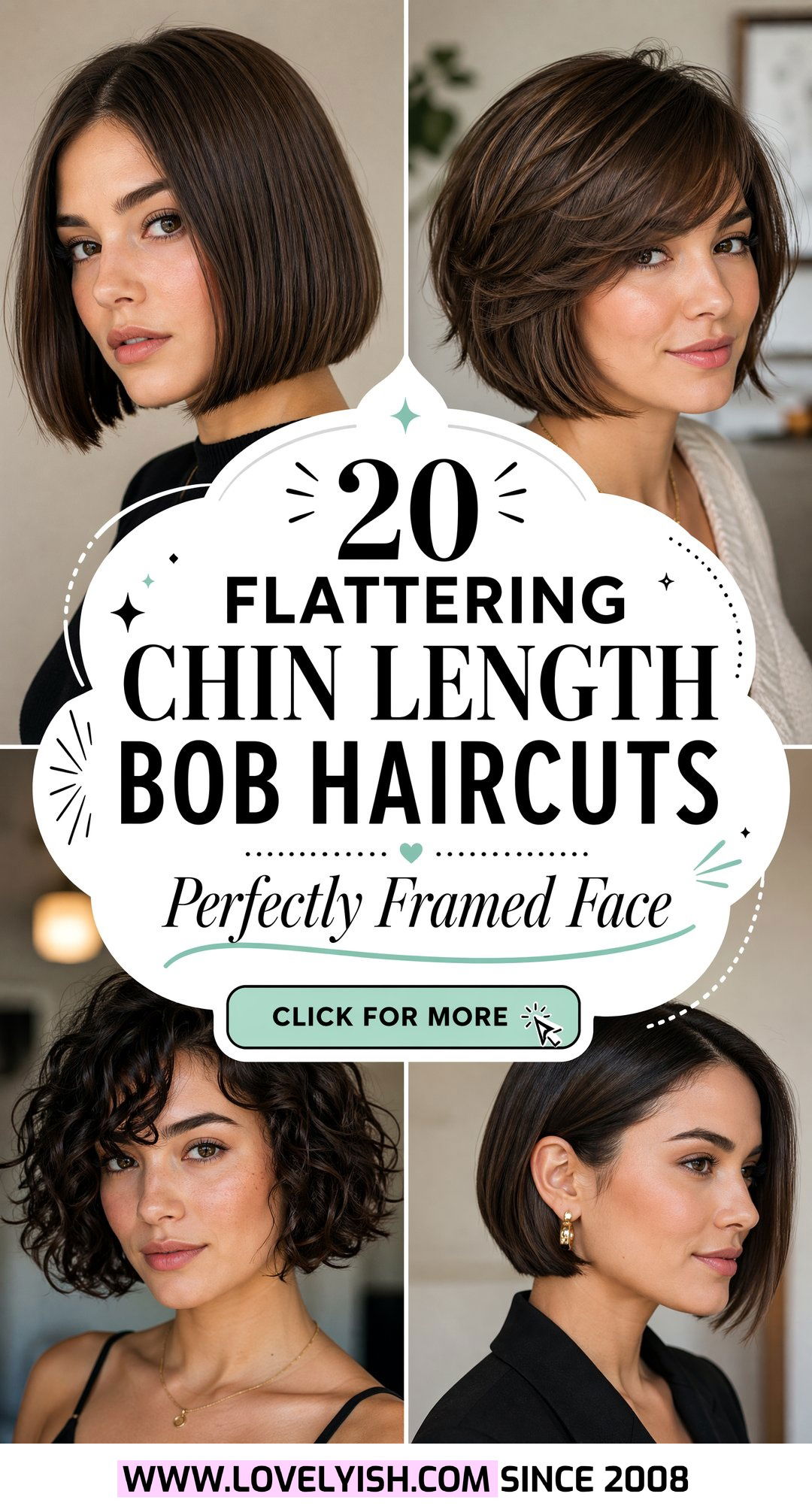 20 Flattering Chin Length Bob Haircut Ideas for Every Face - 20 Flattering Chin Length Bob Haircut Ideas for Every Face