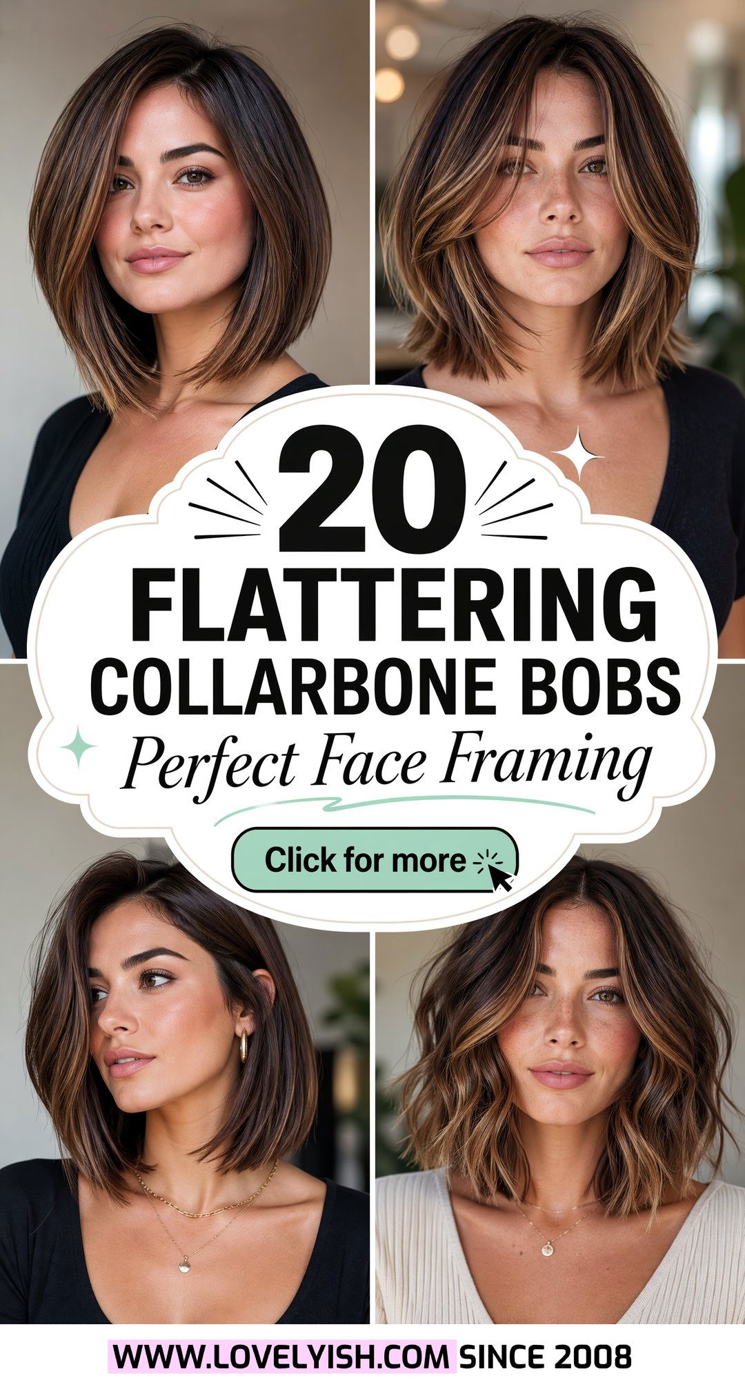 20 Flattering Collarbone Bob for Round Face Shapes to Try - 20 Flattering Collarbone Bob for Round Face Shapes to Try