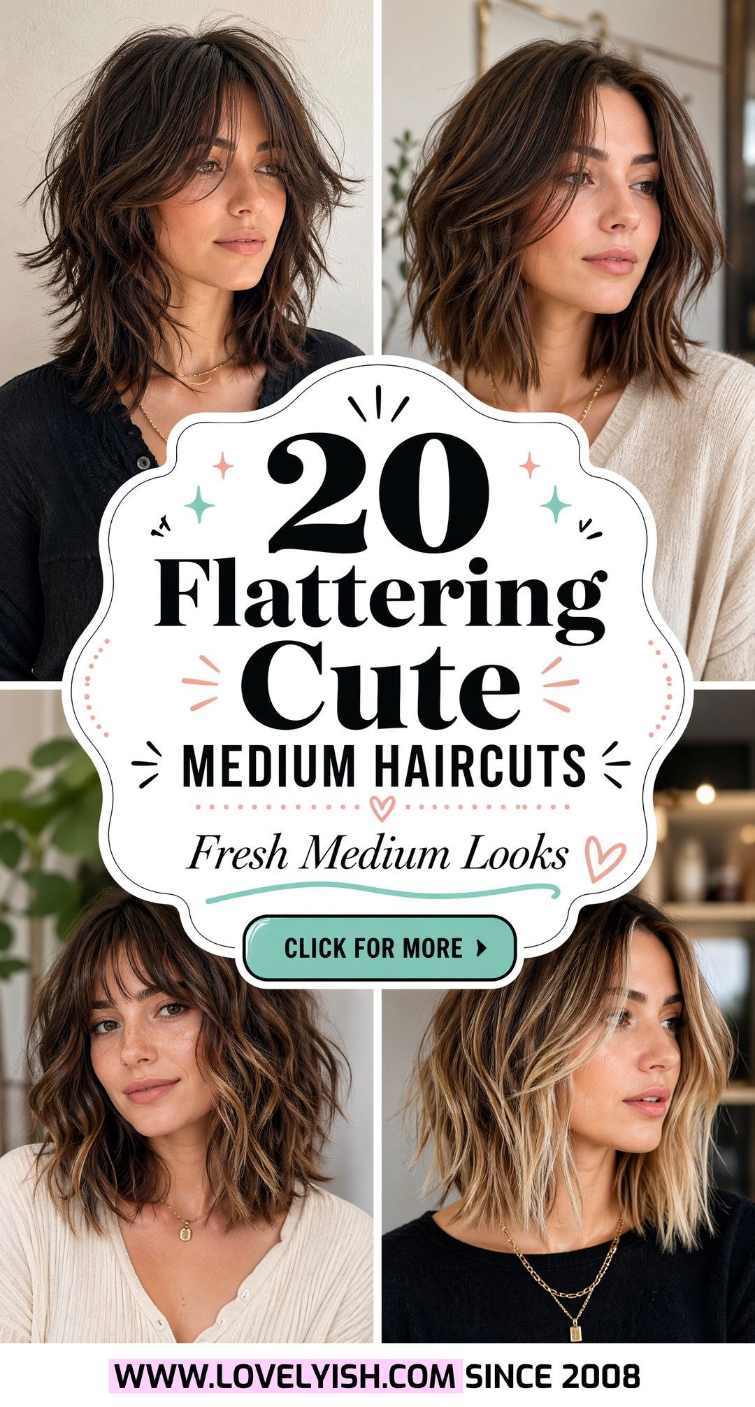 20 Flattering Cute Medium Haircuts for Women to Try Today - 20 Flattering Cute Medium Haircuts for Women to Try Today