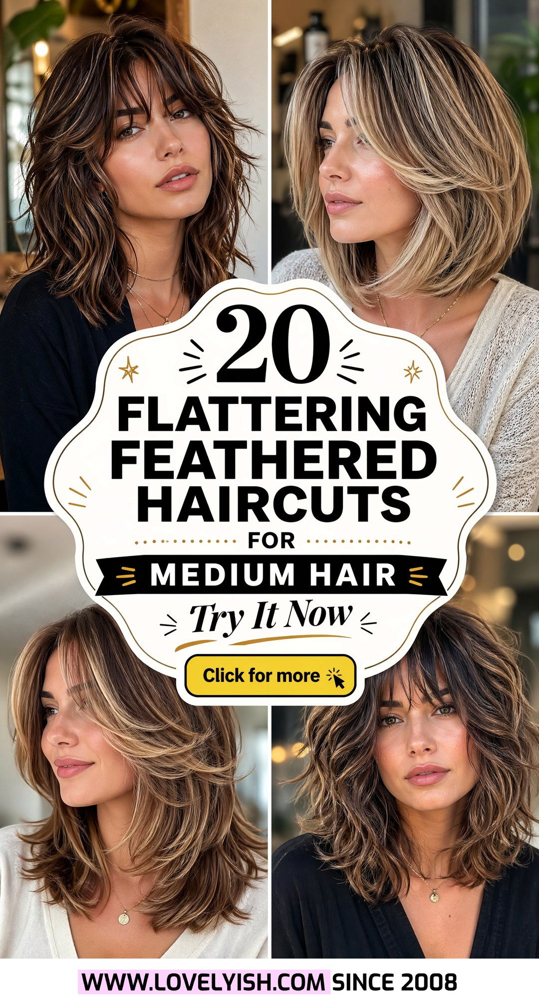 20 Flattering Feathered Haircuts for Medium Hair to Try Now - 20 Flattering Feathered Haircuts for Medium Hair to Try Now
