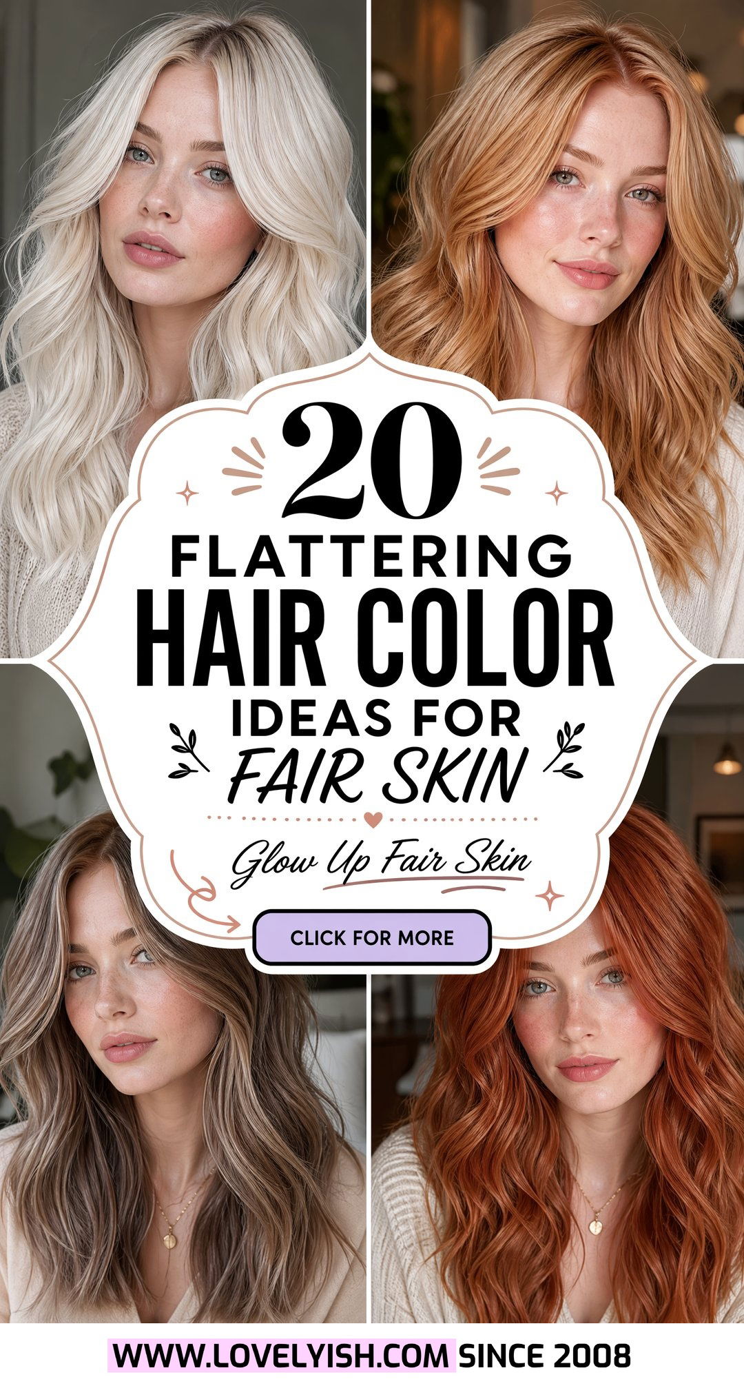 20 Flattering Hair Color Ideas For Fair Skin To Try Right Now - 20 Flattering Hair Color Ideas For Fair Skin To Try Right Now
