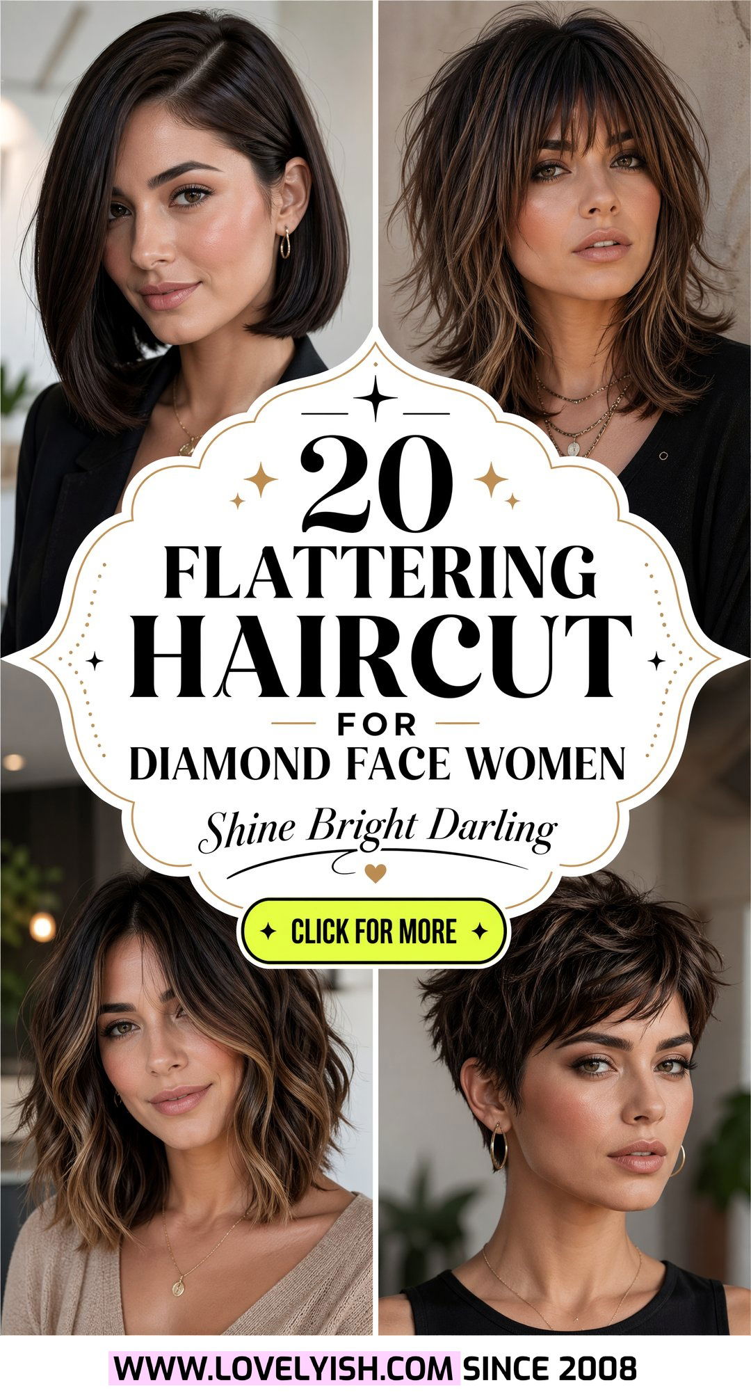20 Flattering Haircut For Diamond Face Women To Try Now - 20 Flattering Haircut For Diamond Face Women To Try Now