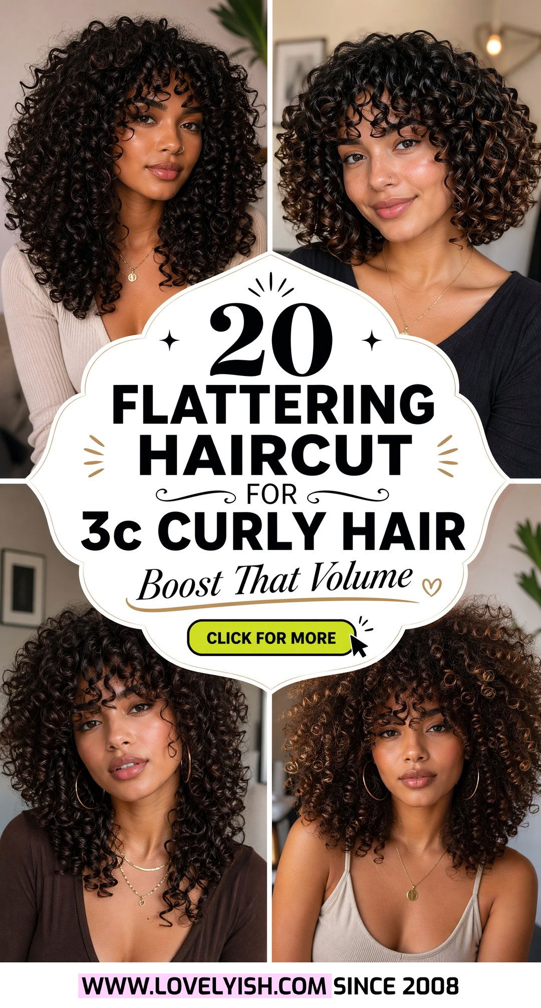 20 Flattering Haircut for 3c Curly Hair to Boost Volume - 20 Flattering Haircut for 3c Curly Hair to Boost Volume