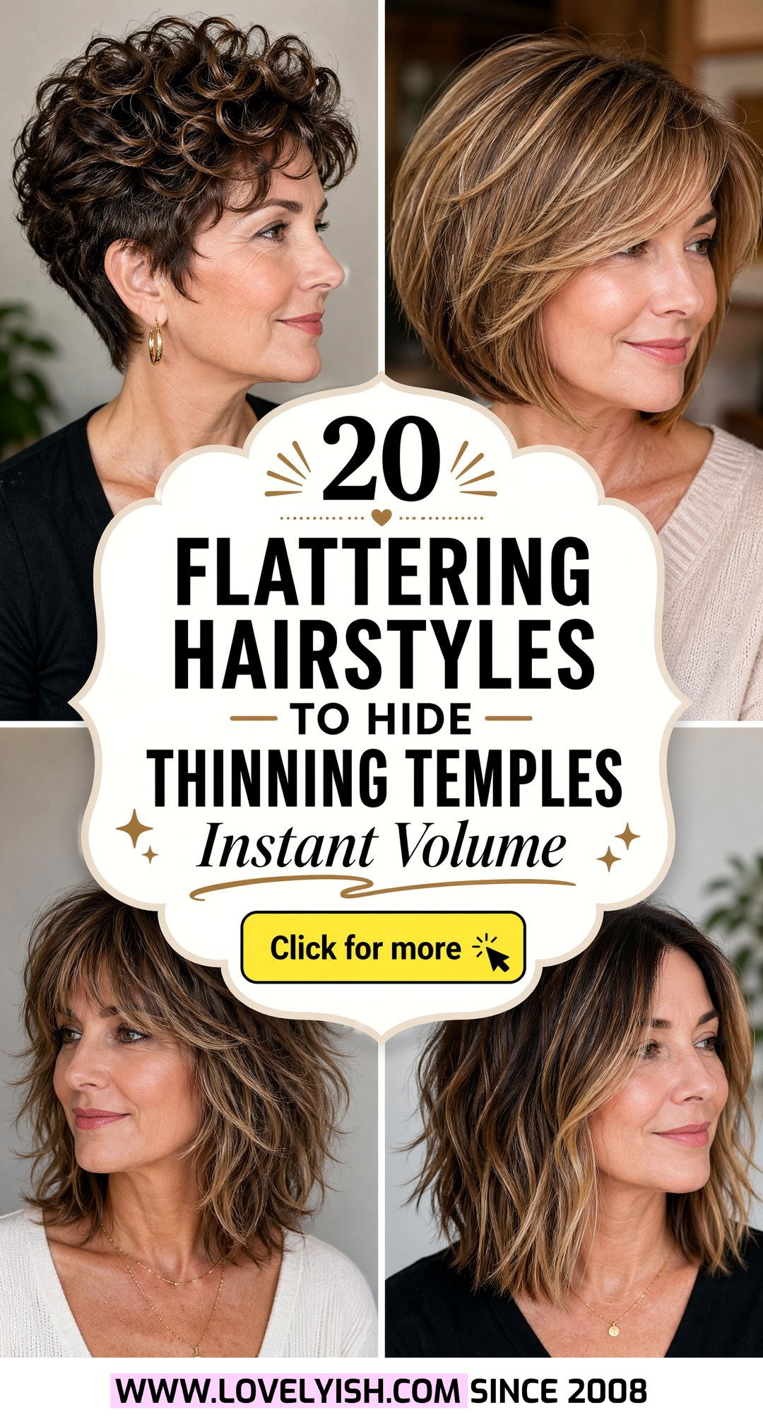 20 Flattering Hairstyle To Hide Thinning Temples Instantly - 20 Flattering Hairstyle To Hide Thinning Temples Instantly