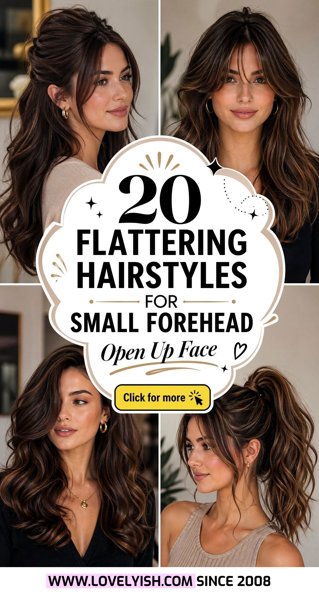 20 Flattering Hairstyles for Small Forehead to Open Up Face - 20 Flattering Hairstyles for Small Forehead to Open Up Face