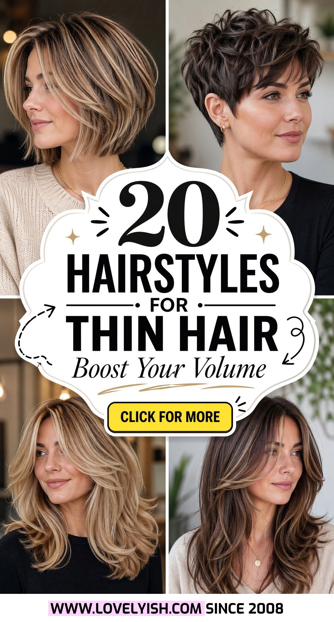 20 Flattering Hairstyles for Thin Hair That Add Volume - 20 Flattering Hairstyles for Thin Hair That Add Volume