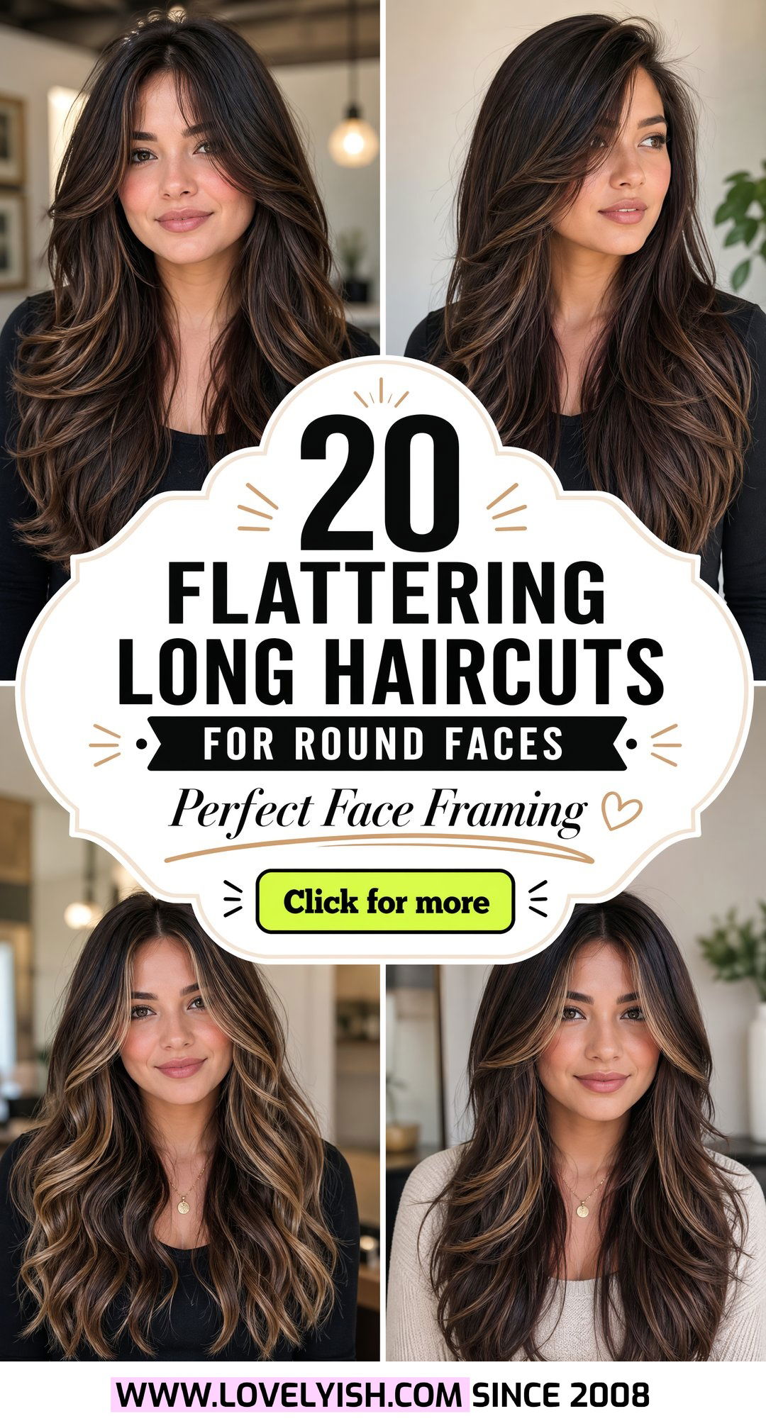 20 Flattering Long Haircuts for Round Faces You Must See - 20 Flattering Long Haircuts for Round Faces You Must See