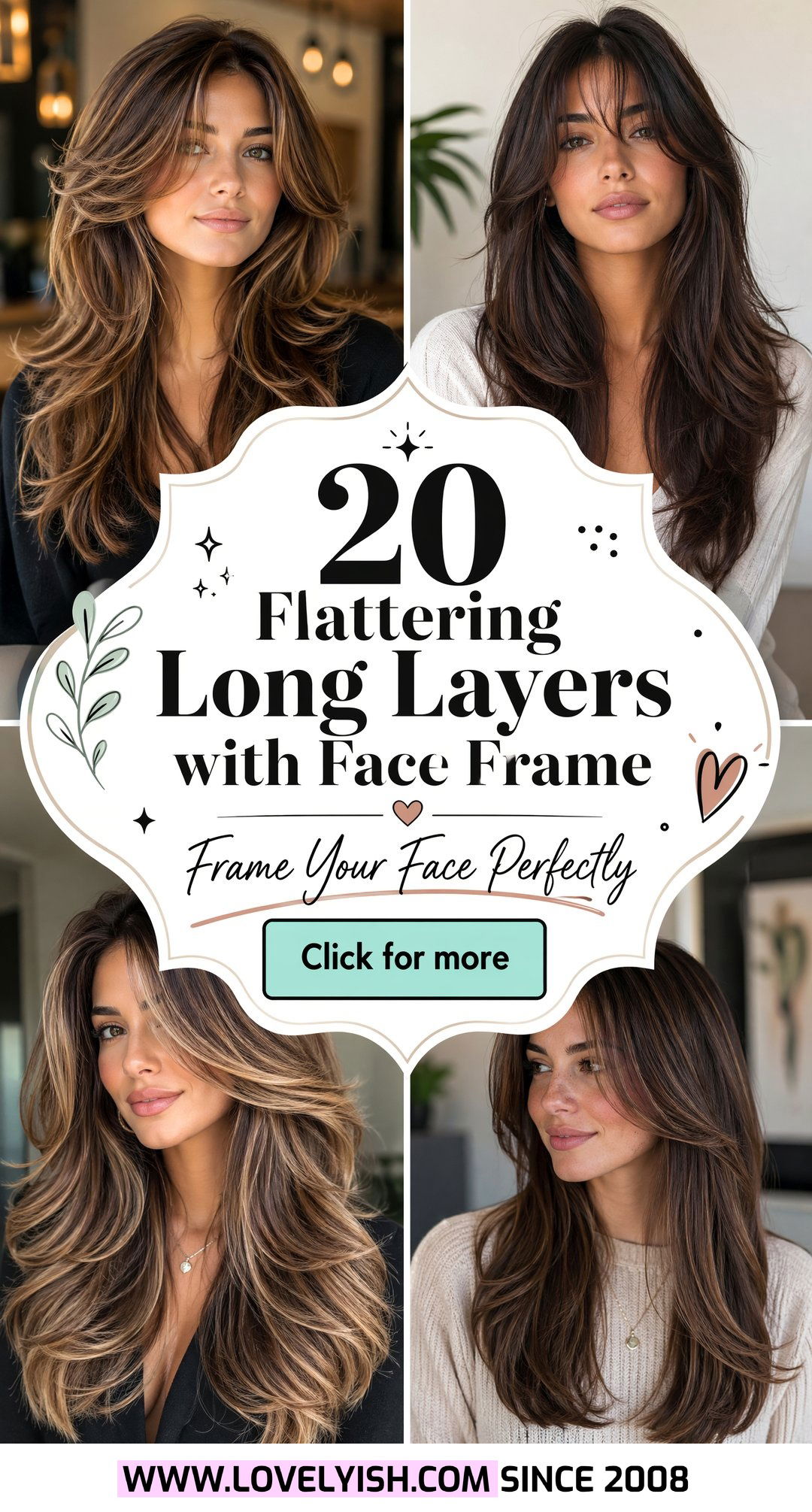 20 Flattering Long Layers with Face Frame for College Girls - 20 Flattering Long Layers with Face Frame for College Girls