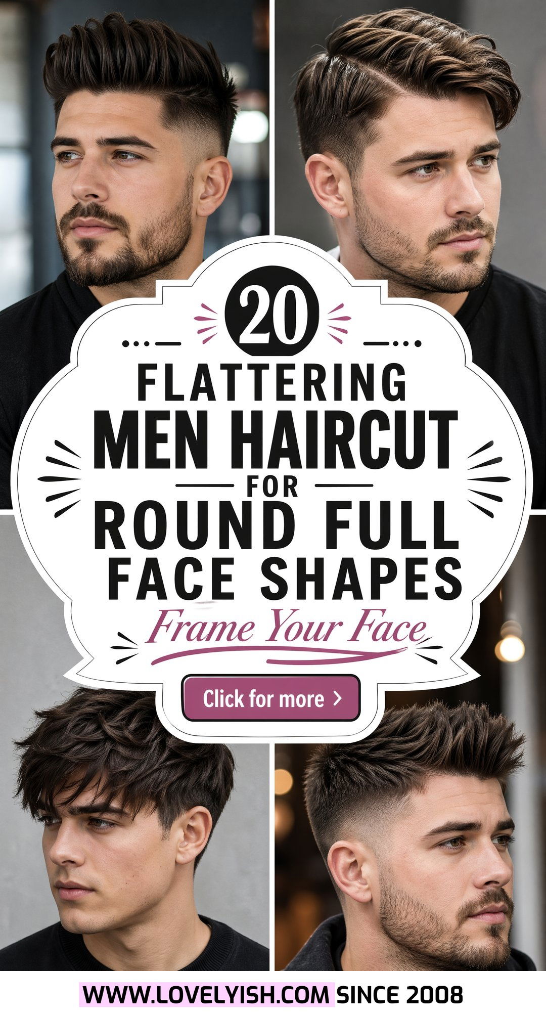 20 Flattering Men Haircut For Round Full Face Shapes 2024 - 20 Flattering Men Haircut For Round Full Face Shapes 2024