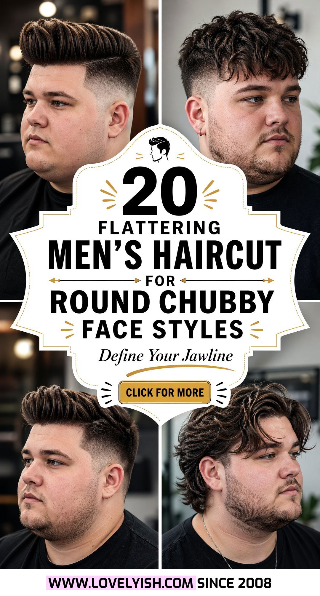 20 Flattering Mens Haircut for Round Chubby Face Styles - 20 Flattering Men’s Haircut for Round Chubby Face Styles