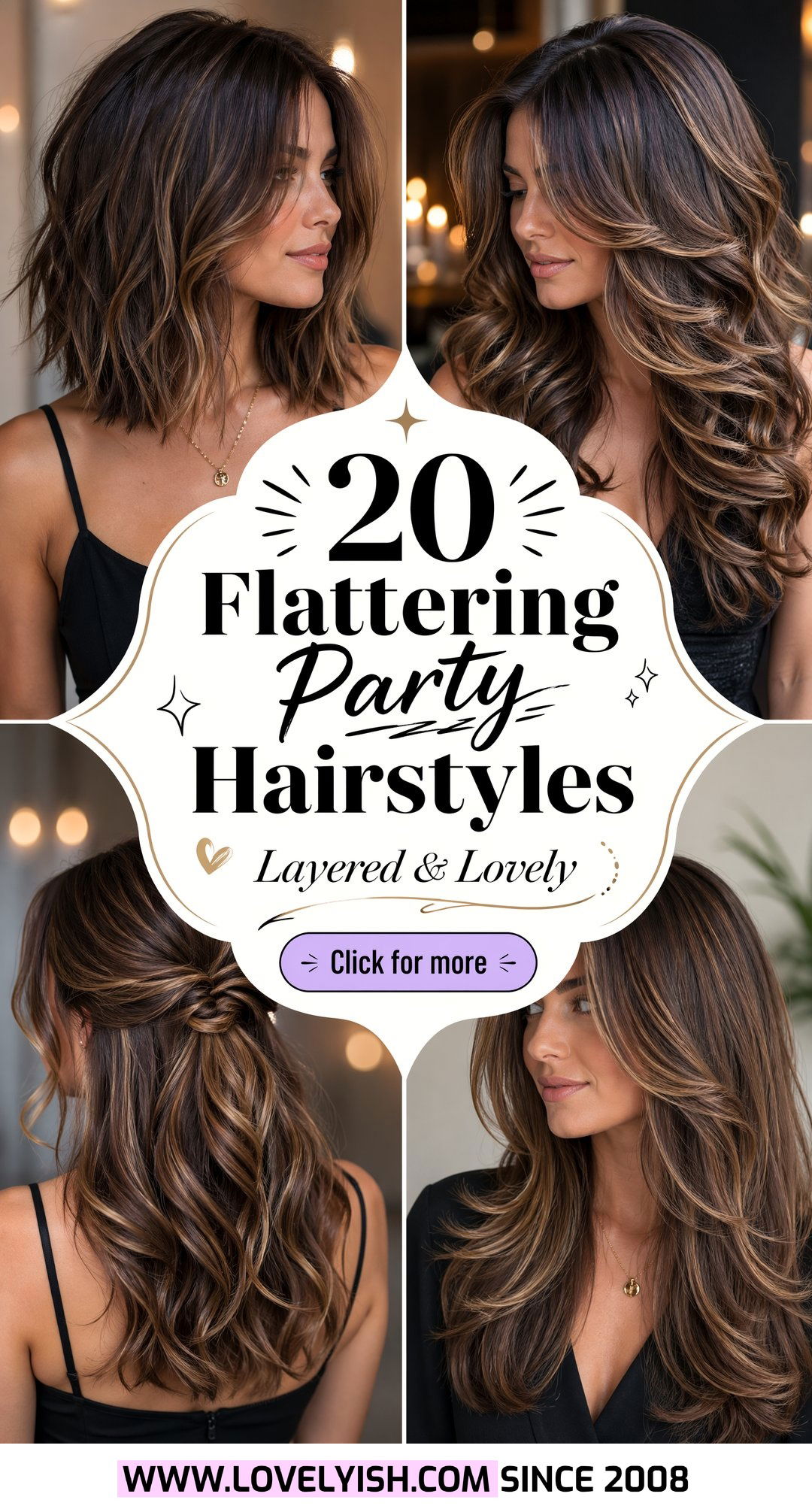 20 Flattering Party Hairstyle Ideas For Medium Hair Layers - 20 Flattering Party Hairstyle Ideas For Medium Hair Layers