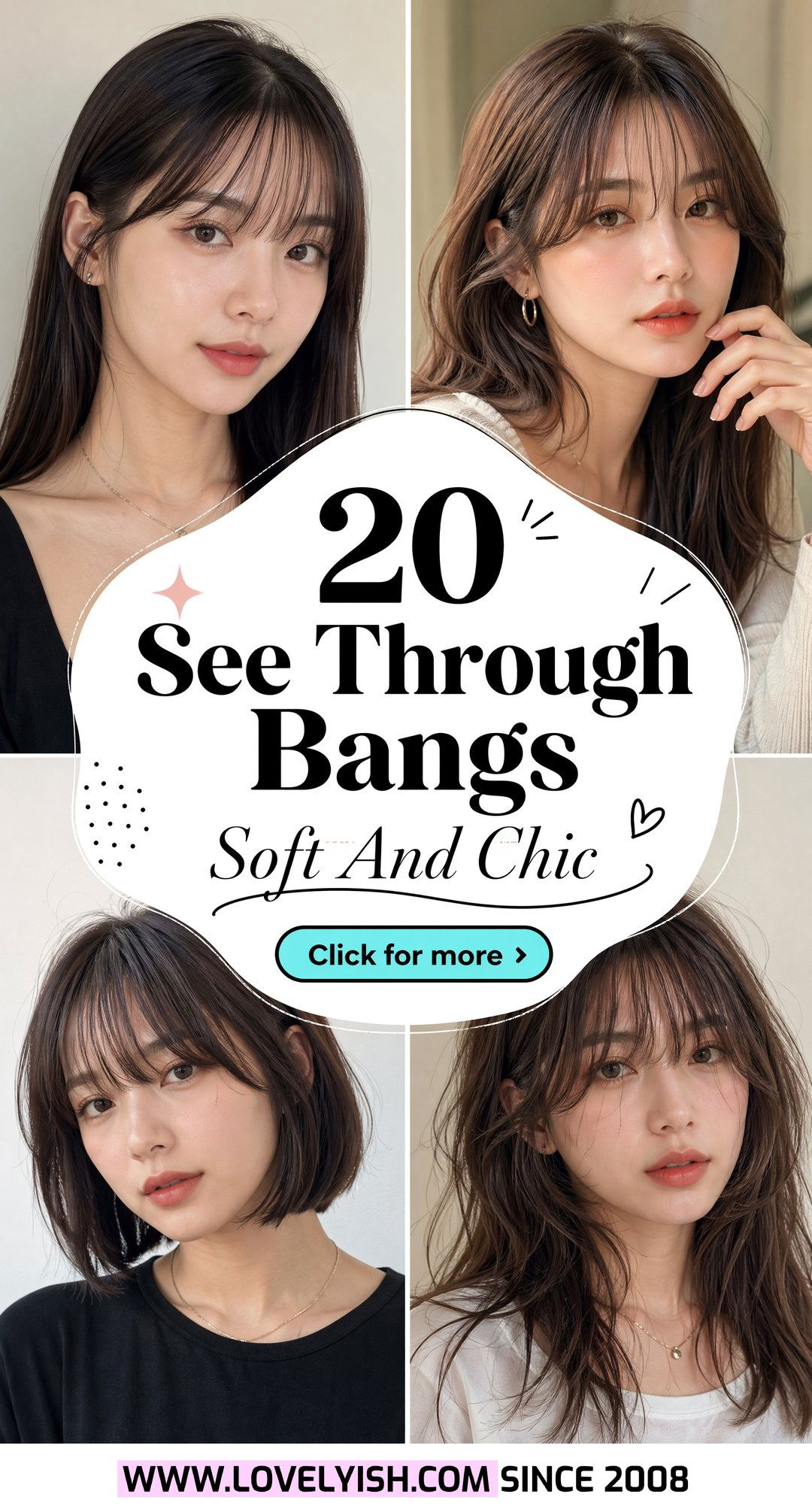 20 Flattering See Through Bangs for a Soft and Chic Look - 20 Flattering See Through Bangs for a Soft and Chic Look