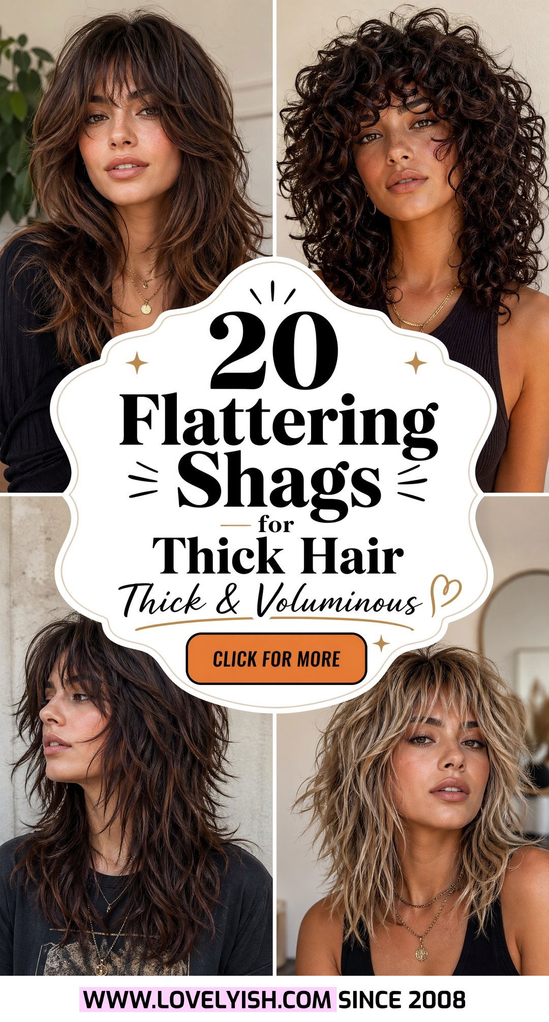 20 Flattering Shag for Thick Hair Looks You Need to Try Now - 20 Flattering Shag for Thick Hair Looks You Need to Try Now