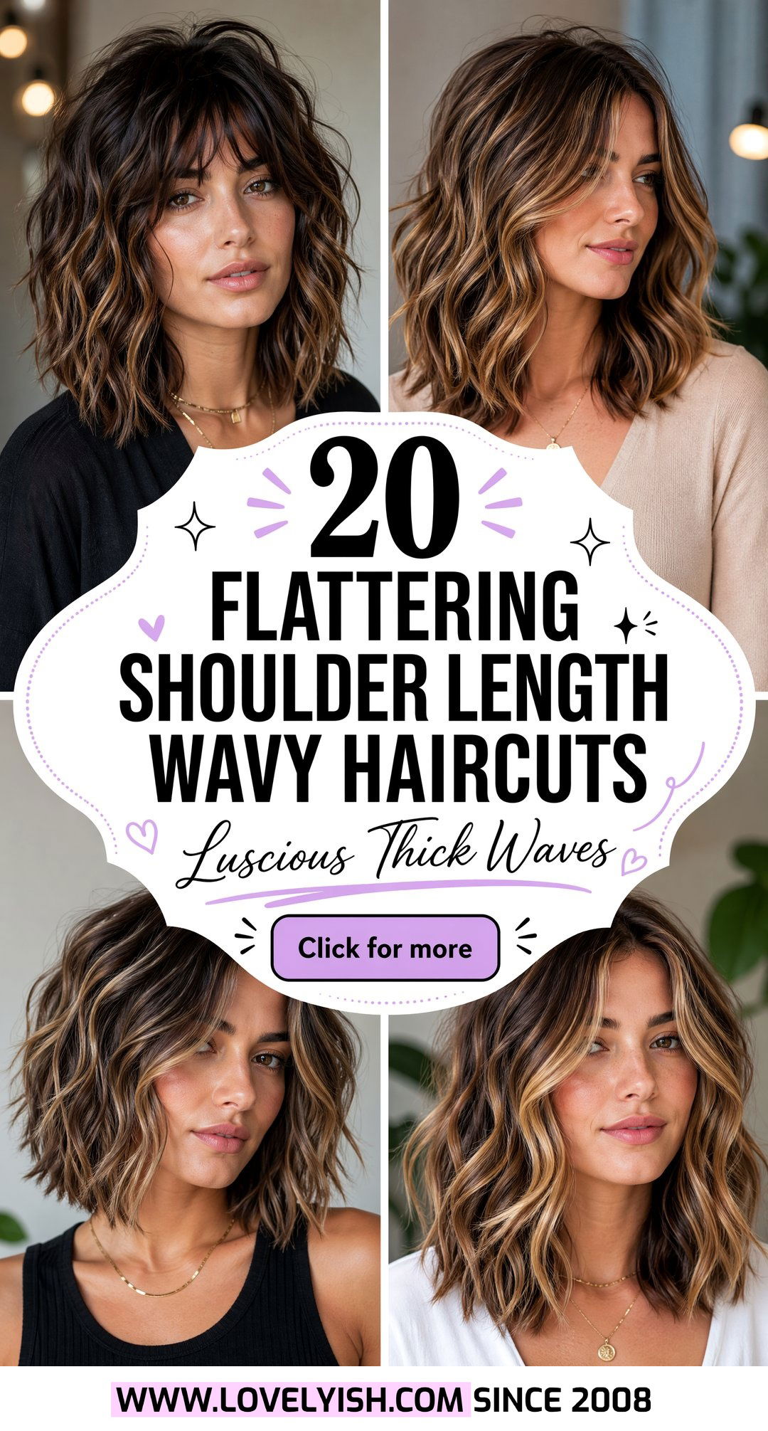 20 Flattering Shoulder Length Wavy Haircut for Thick Hair - 20 Flattering Shoulder Length Wavy Haircut for Thick Hair