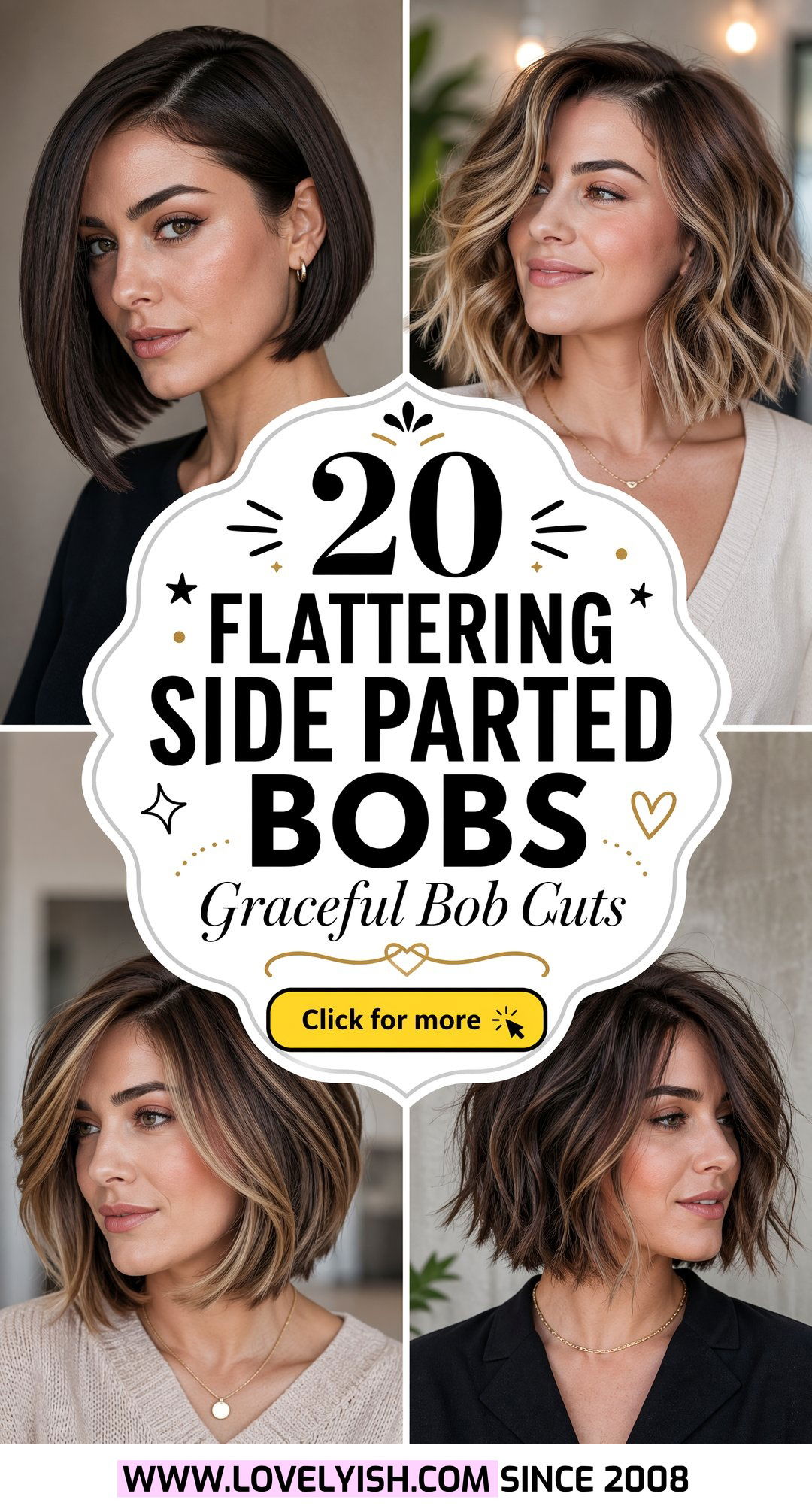 20 Flattering Side Parted Bob for Older Women Ideas Today - 20 Flattering Side Parted Bob for Older Women Ideas Today