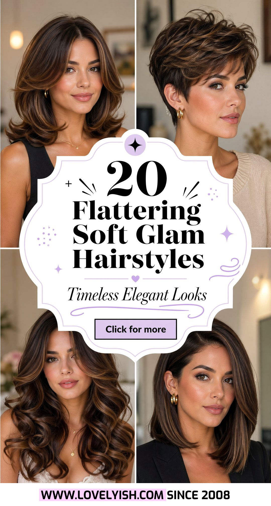 20 Flattering Soft Glam Hairstyle Ideas for Mature Women - 20 Flattering Soft Glam Hairstyle Ideas for Mature Women