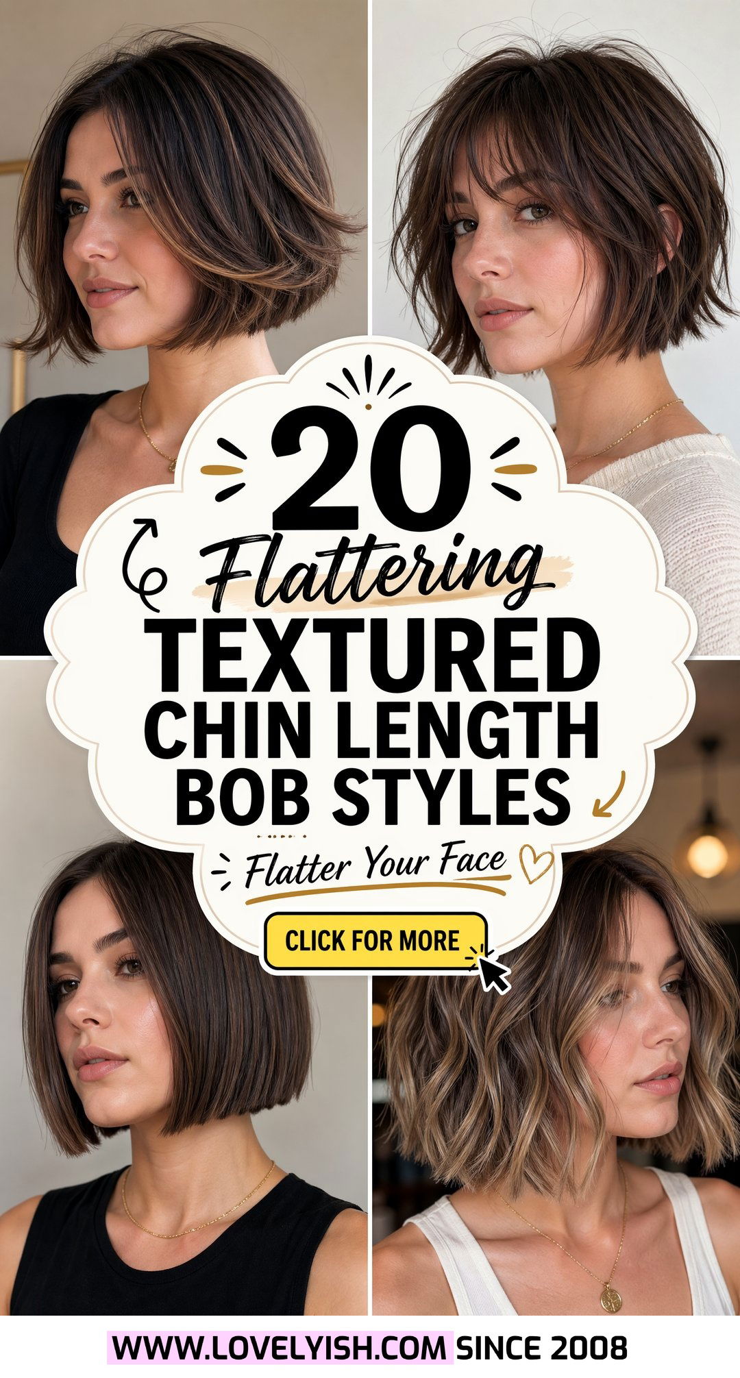 20 Flattering Textured Chin Length Bob Styles to Try Now - 20 Flattering Textured Chin Length Bob Styles to Try Now