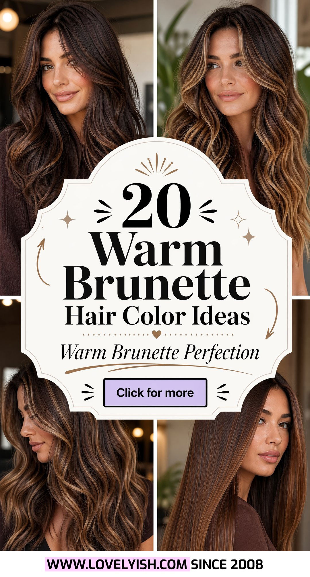 20 Flattering Warm Brunette Hair Color Ideas To Try Now - 20 Flattering Warm Brunette Hair Color Ideas To Try Now