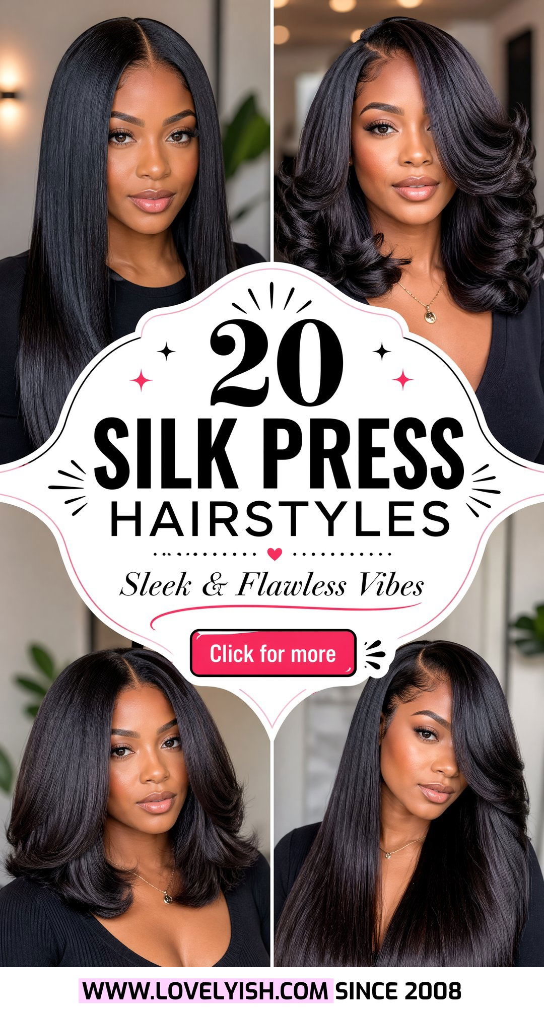20 Flawless Black Women Silk Press Hairstyle Ideas to Try - 20 Flawless Black Women Silk Press Hairstyle Ideas to Try