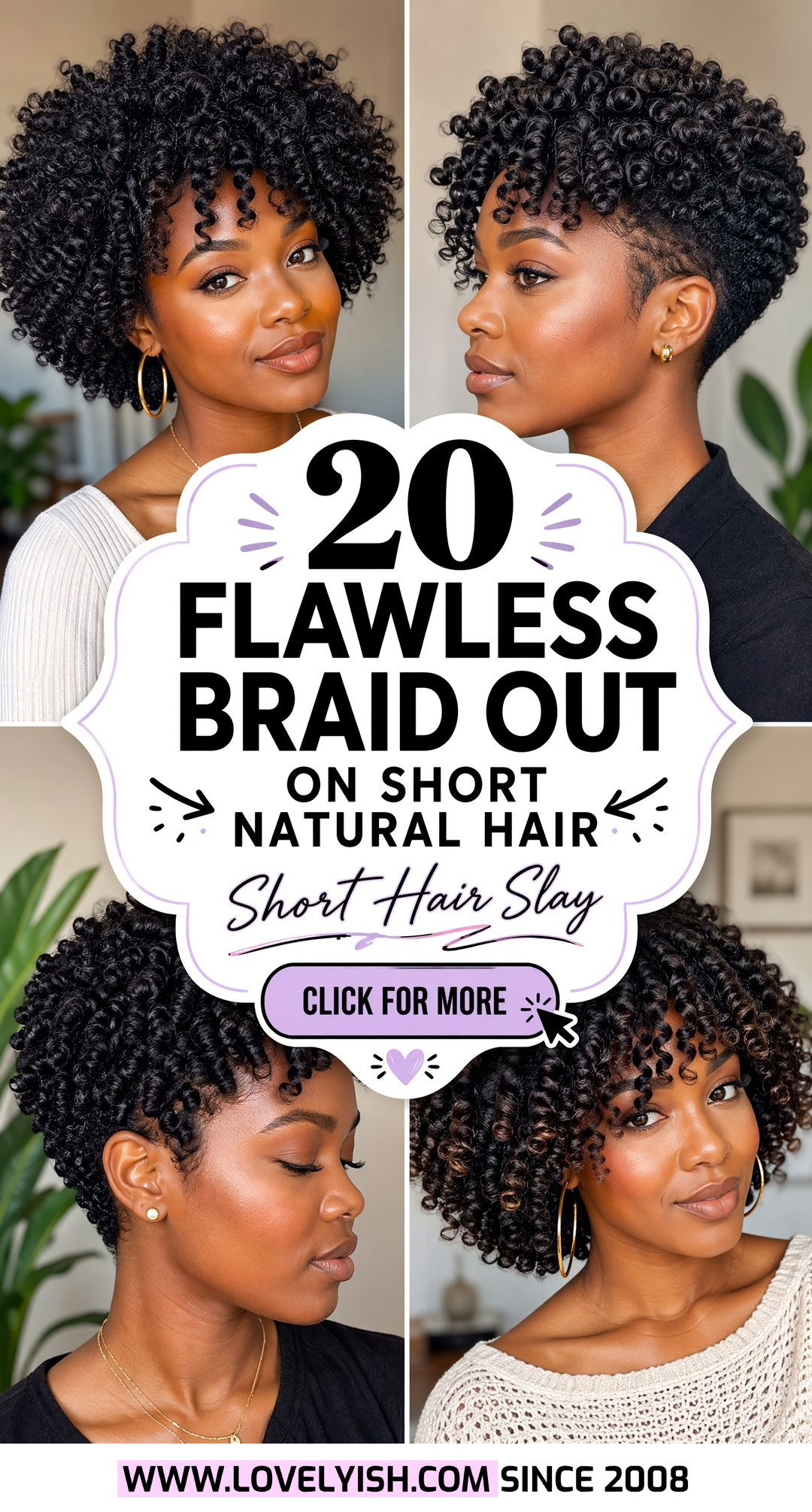 20 Flawless Braid Out On Short Natural Hair Styles to Try - 20 Flawless Braid Out On Short Natural Hair Styles to Try