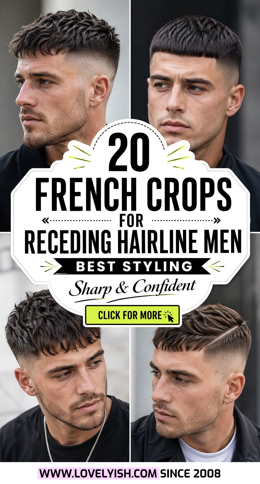 20 French Crop For Receding Hairline Men Best Styling Ideas - 20 French Crop For Receding Hairline Men: Best Styling Ideas
