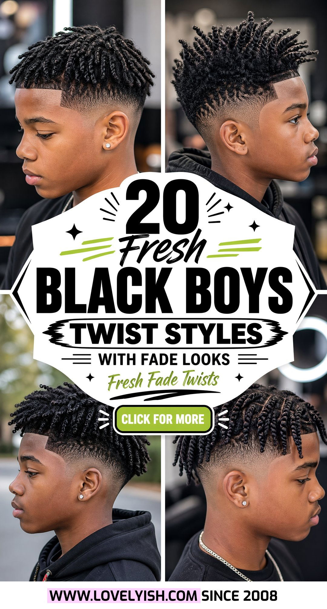 20 Fresh Black Boys Twist Styles With Fade Looks To Try - 20 Fresh Black Boys Twist Styles With Fade Looks To Try