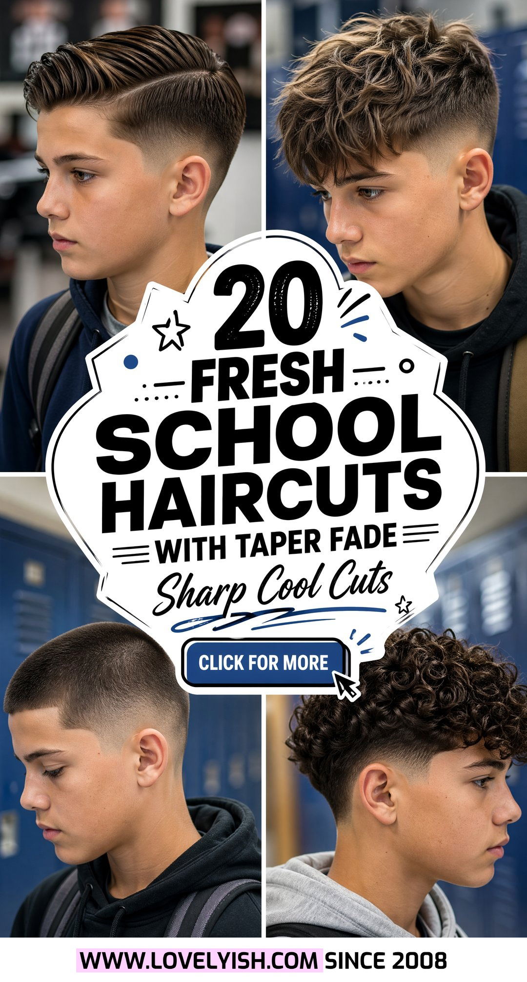 20 Fresh School Haircut With Taper Fade Ideas for Cool Boys - 20 Fresh School Haircut With Taper Fade Ideas for Cool Boys