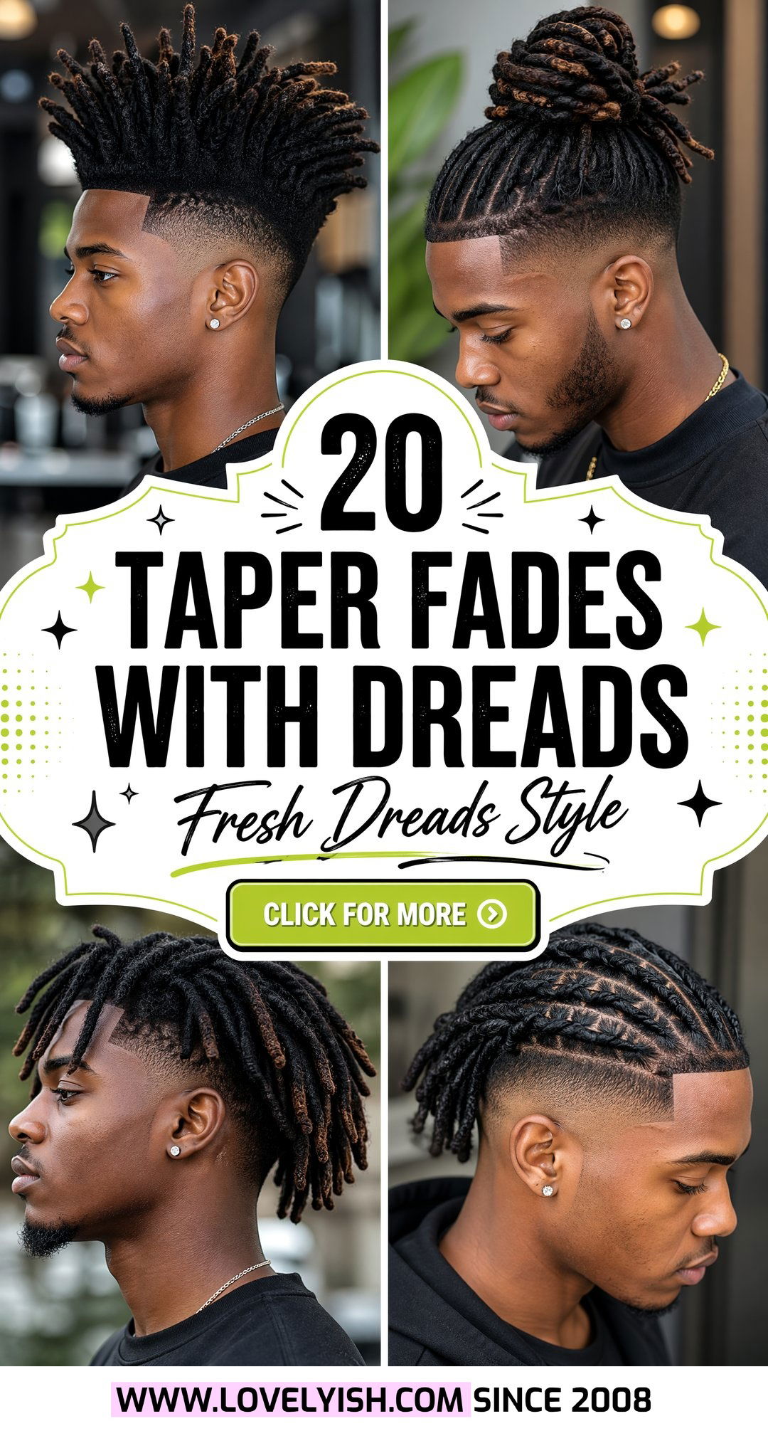 20 Fresh Taper Fade With Dreads Men Need to Try Right Now - 20 Fresh Taper Fade With Dreads Men Need to Try Right Now