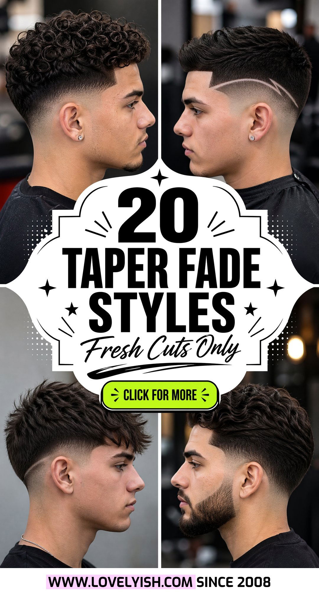 20 Fresh Twists with Taper Fade Styles for Black Men to Try - 20 Fresh Twists with Taper Fade Styles for Black Men to Try