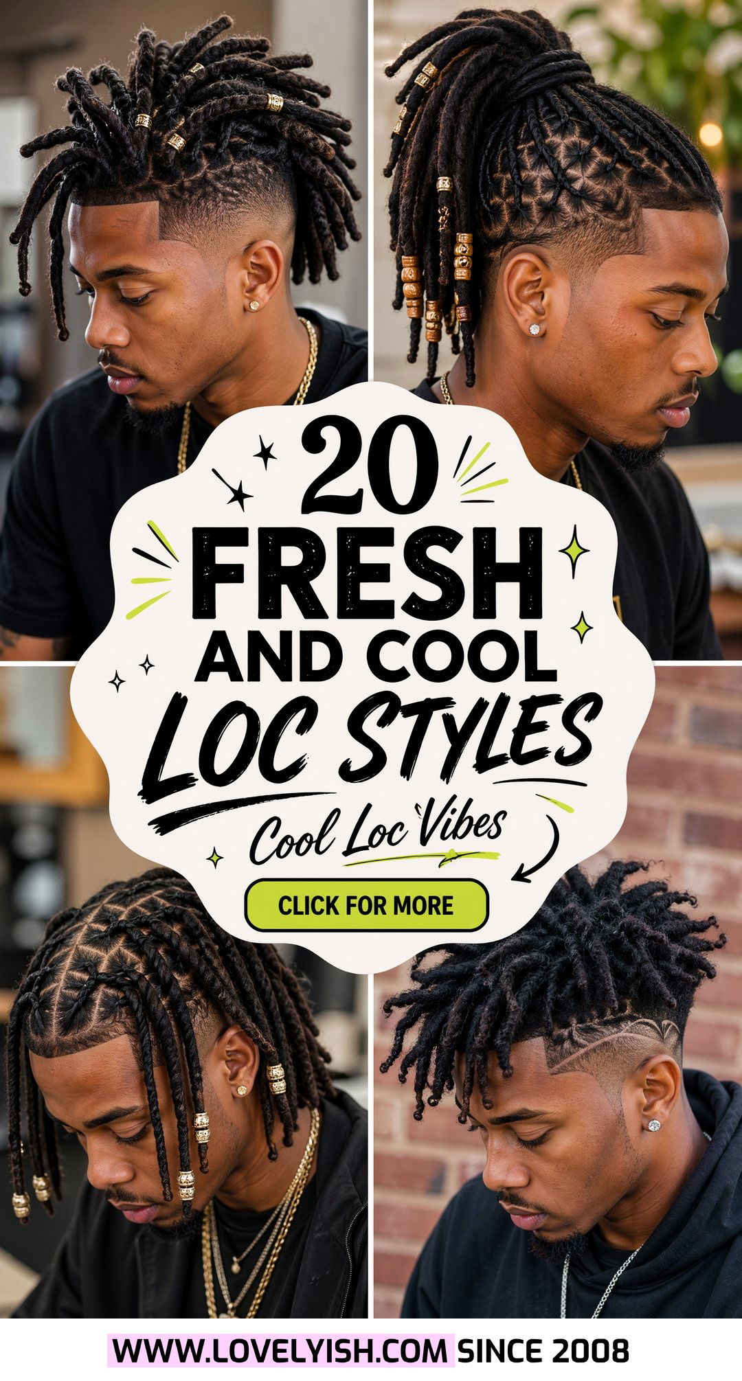 20 Fresh and Cool Loc Styles for Black Boys to Rock Now - 20 Fresh and Cool Loc Styles for Black Boys to Rock Now