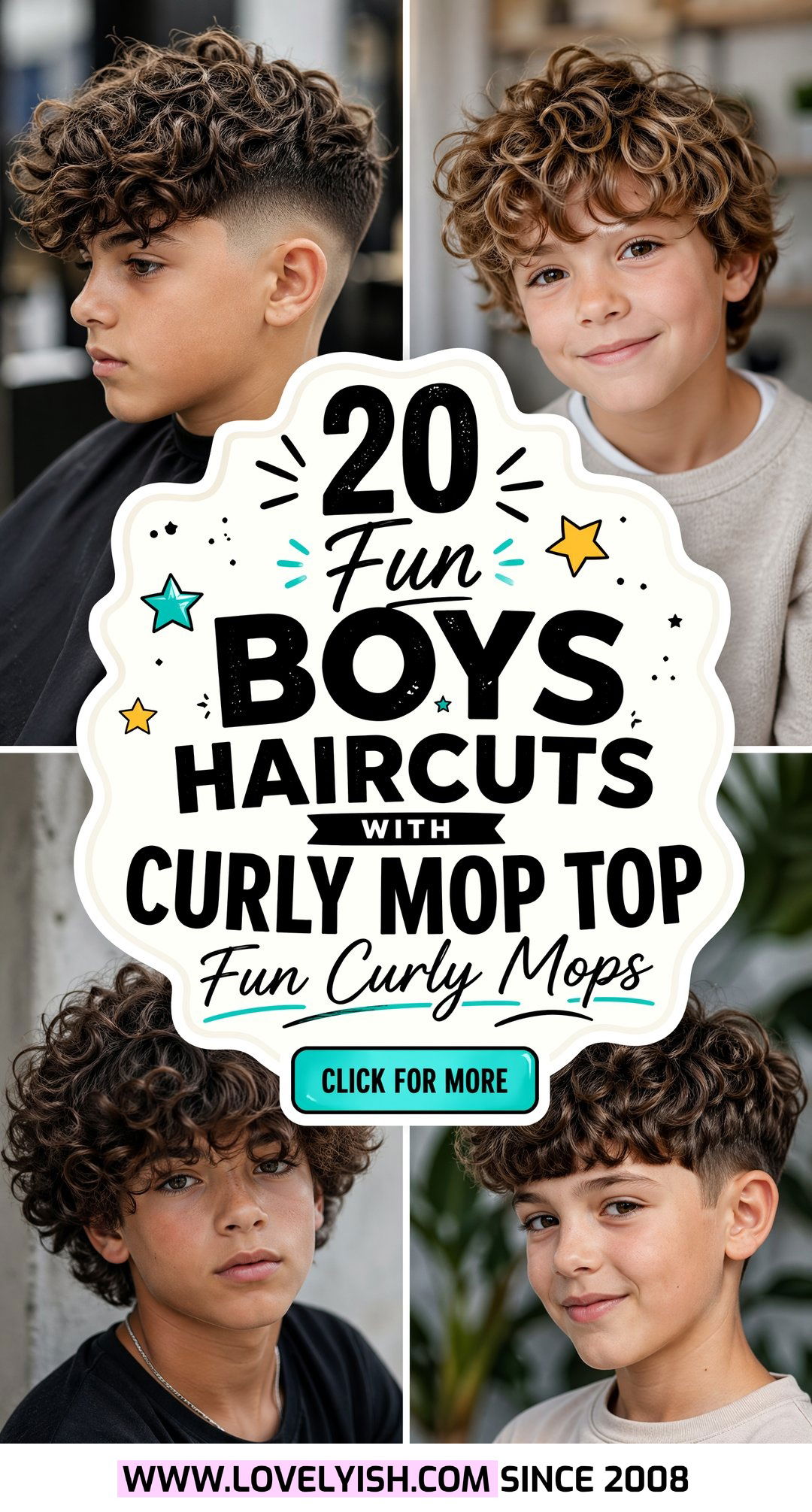 20 Fun Boys Haircut With Curly Mop Top Styles For Kids Now - 20 Fun Boys Haircut With Curly Mop Top Styles For Kids Now