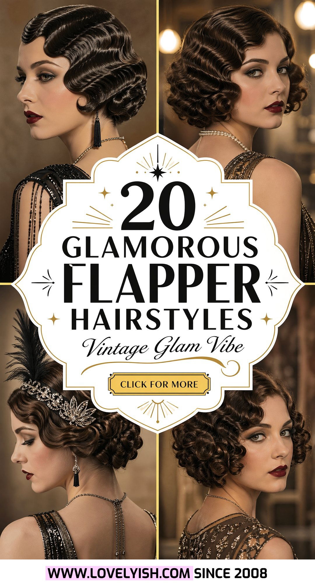 20 Glamorous Flapper Hairstyles for a Stunning Vintage Vibe - 20 Glamorous Flapper Hairstyles for a Stunning Vintage Vibe