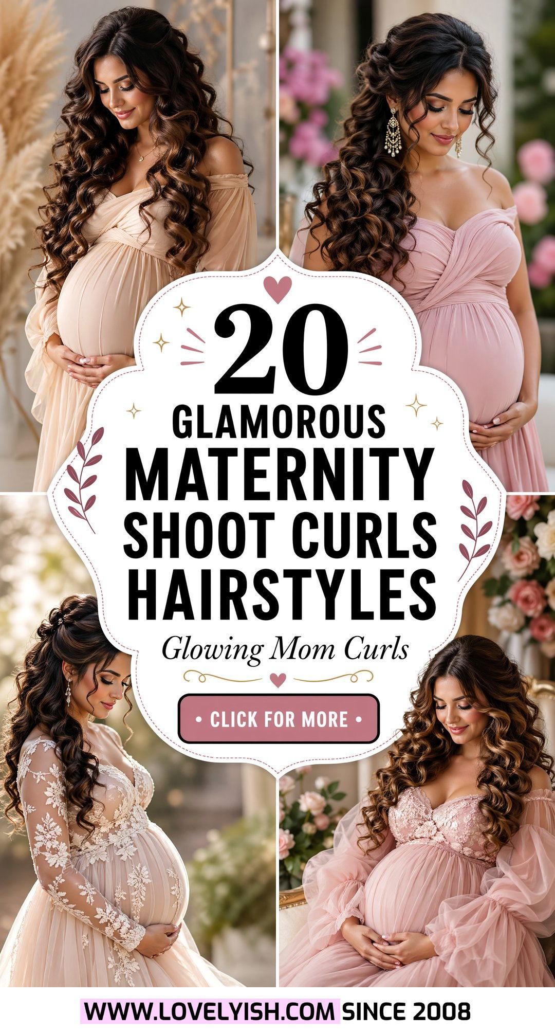 20 Glamorous Maternity Shoot Curls Hairstyle Ideas to Try - 20 Glamorous Maternity Shoot Curls Hairstyle Ideas to Try