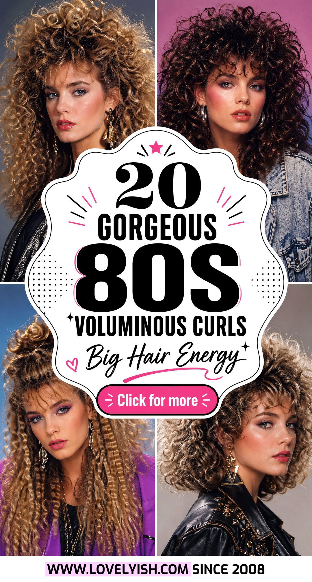 20 Gorgeous 80s Voluminous Curls Hairstyle Ideas to Try - 20 Gorgeous 80s Voluminous Curls Hairstyle Ideas to Try