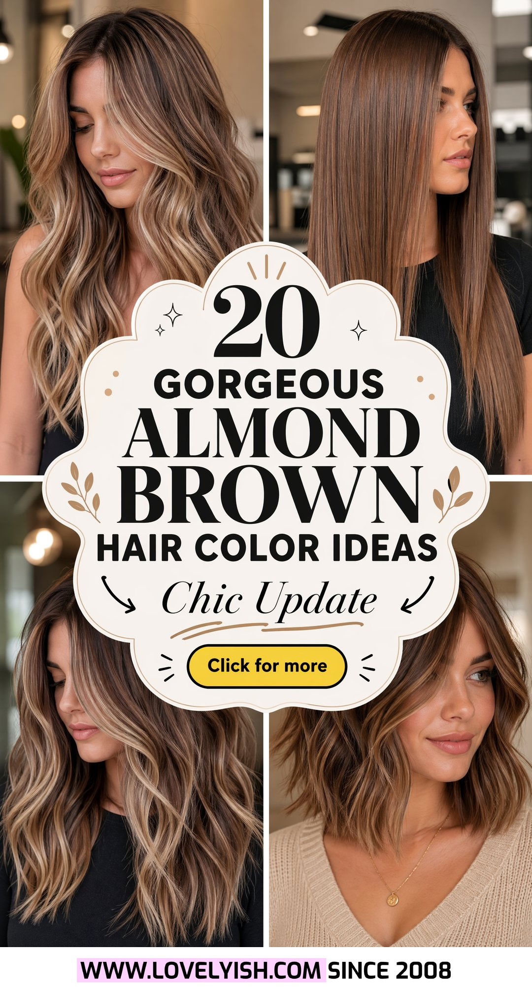 20 Gorgeous Almond Brown Hair Color Ideas for a Chic Update - 20 Gorgeous Almond Brown Hair Color Ideas for a Chic Update