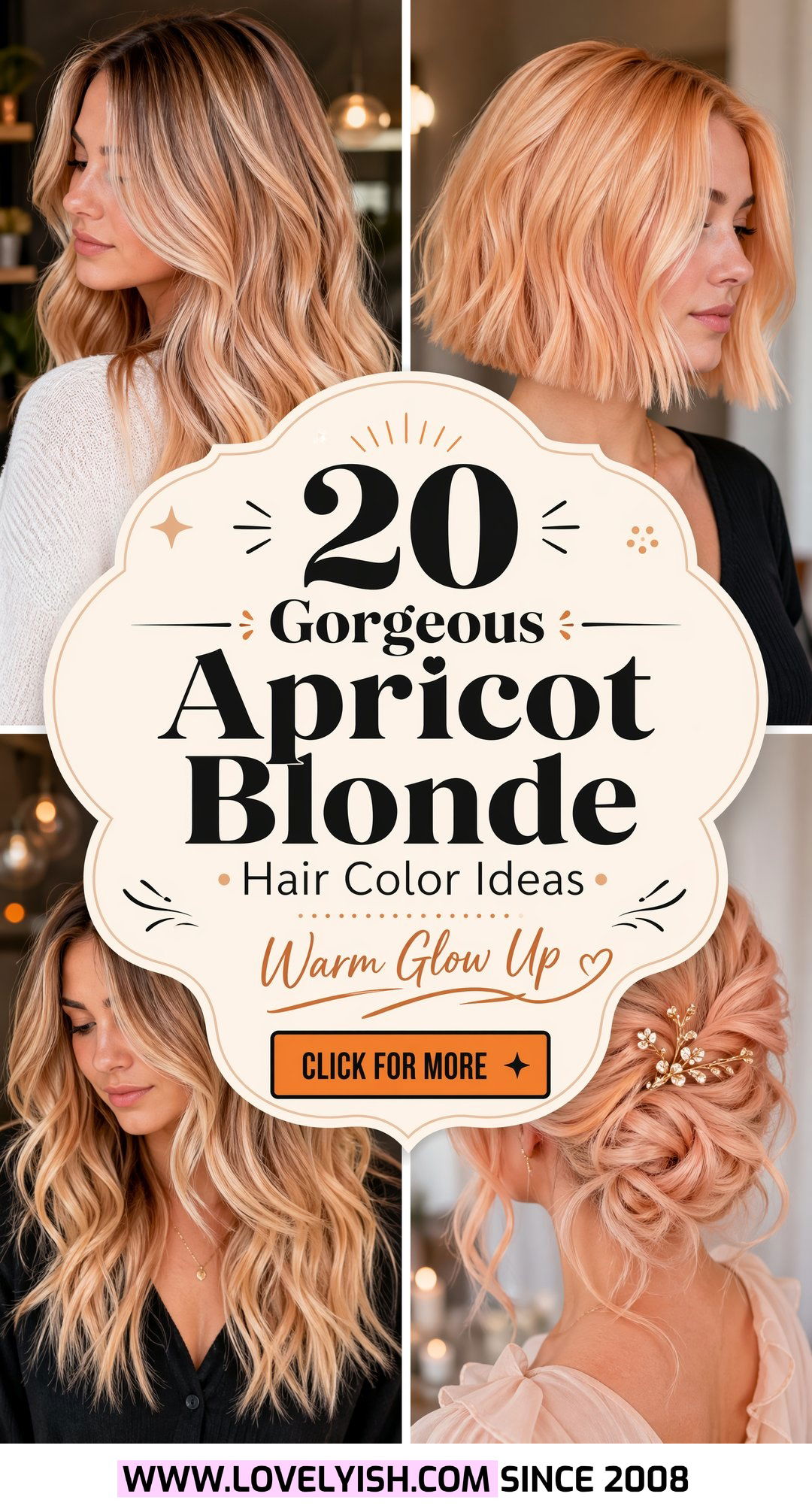 20 Gorgeous Apricot Blonde Hair Color Ideas for a Warm Glow - 20 Gorgeous Apricot Blonde Hair Color Ideas for a Warm Glow