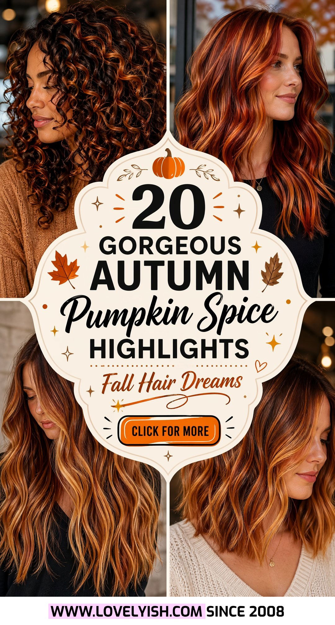 20 Gorgeous Autumn Pumpkin Spice Highlights for Your Hair - 20 Gorgeous Autumn Pumpkin Spice Highlights for Your Hair