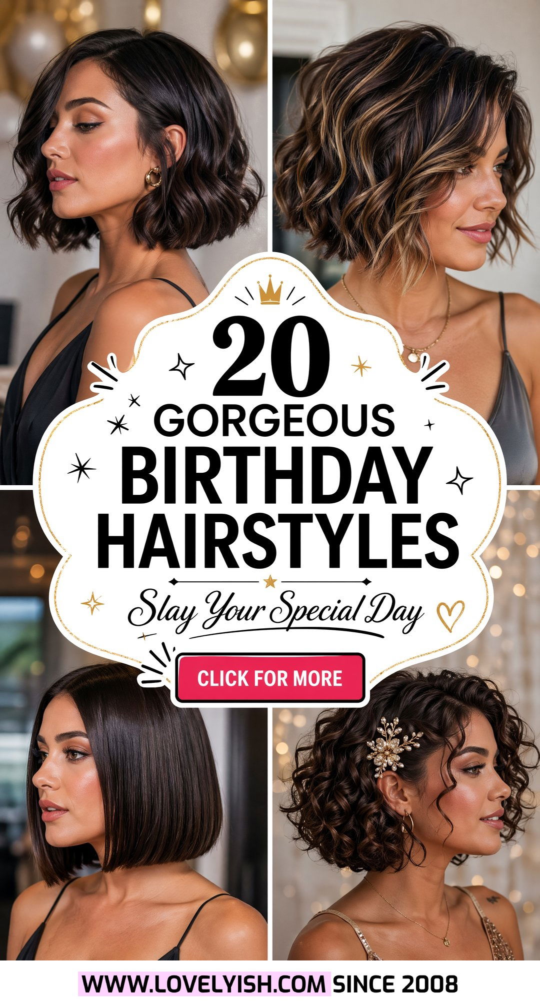 20 Gorgeous Birthday Hairstyle Ideas for a Short Bob Hair - 20 Gorgeous Birthday Hairstyle Ideas for a Short Bob Hair